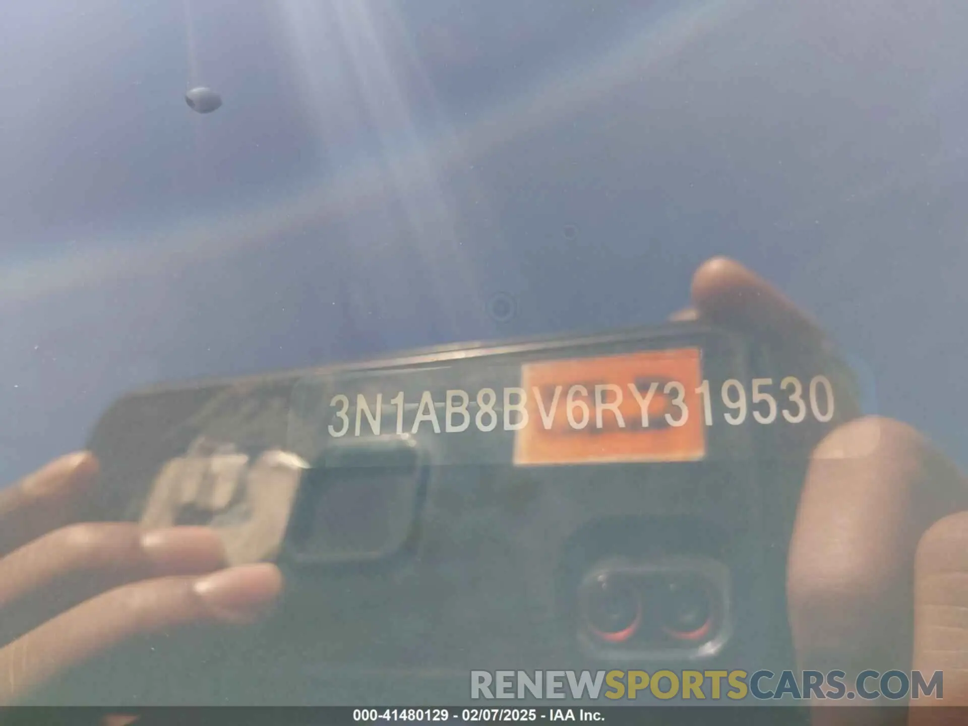 9 Photograph of a damaged car 3N1AB8BV6RY319530 NISSAN SENTRA 2024