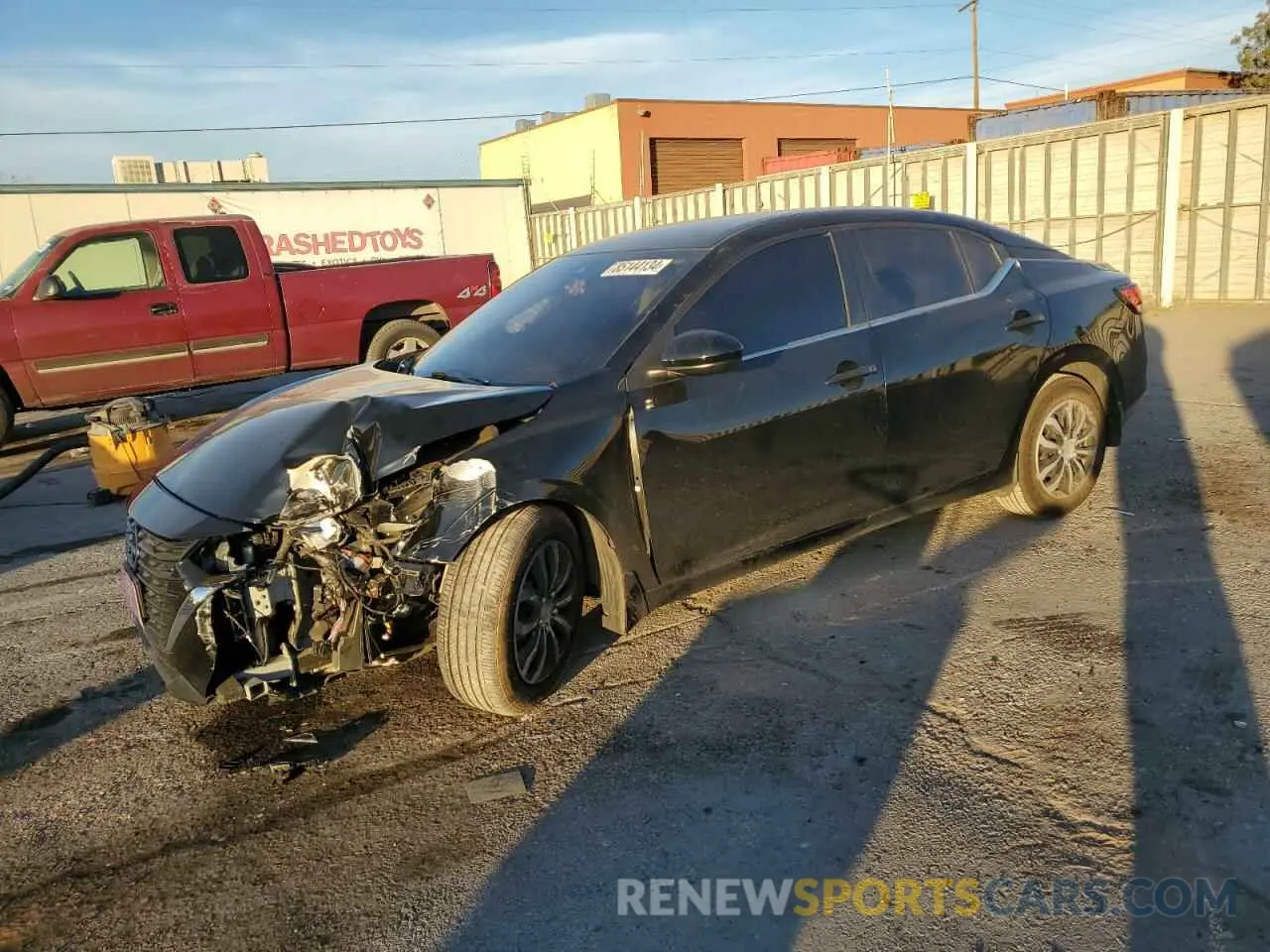 1 Photograph of a damaged car 3N1AB8BV7RY250301 NISSAN SENTRA 2024