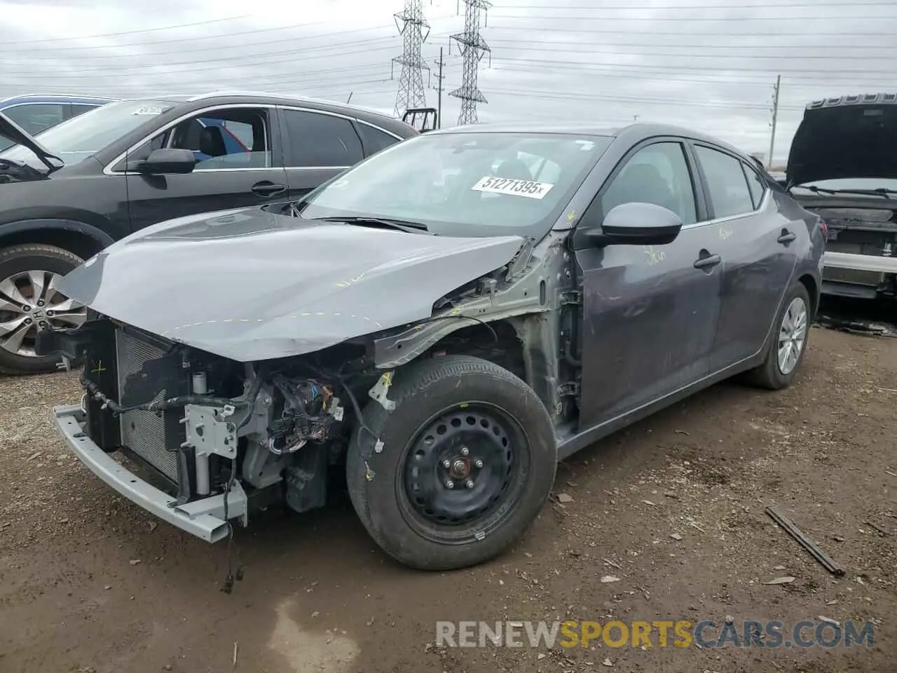 1 Photograph of a damaged car 3N1AB8BV7RY270810 NISSAN SENTRA 2024
