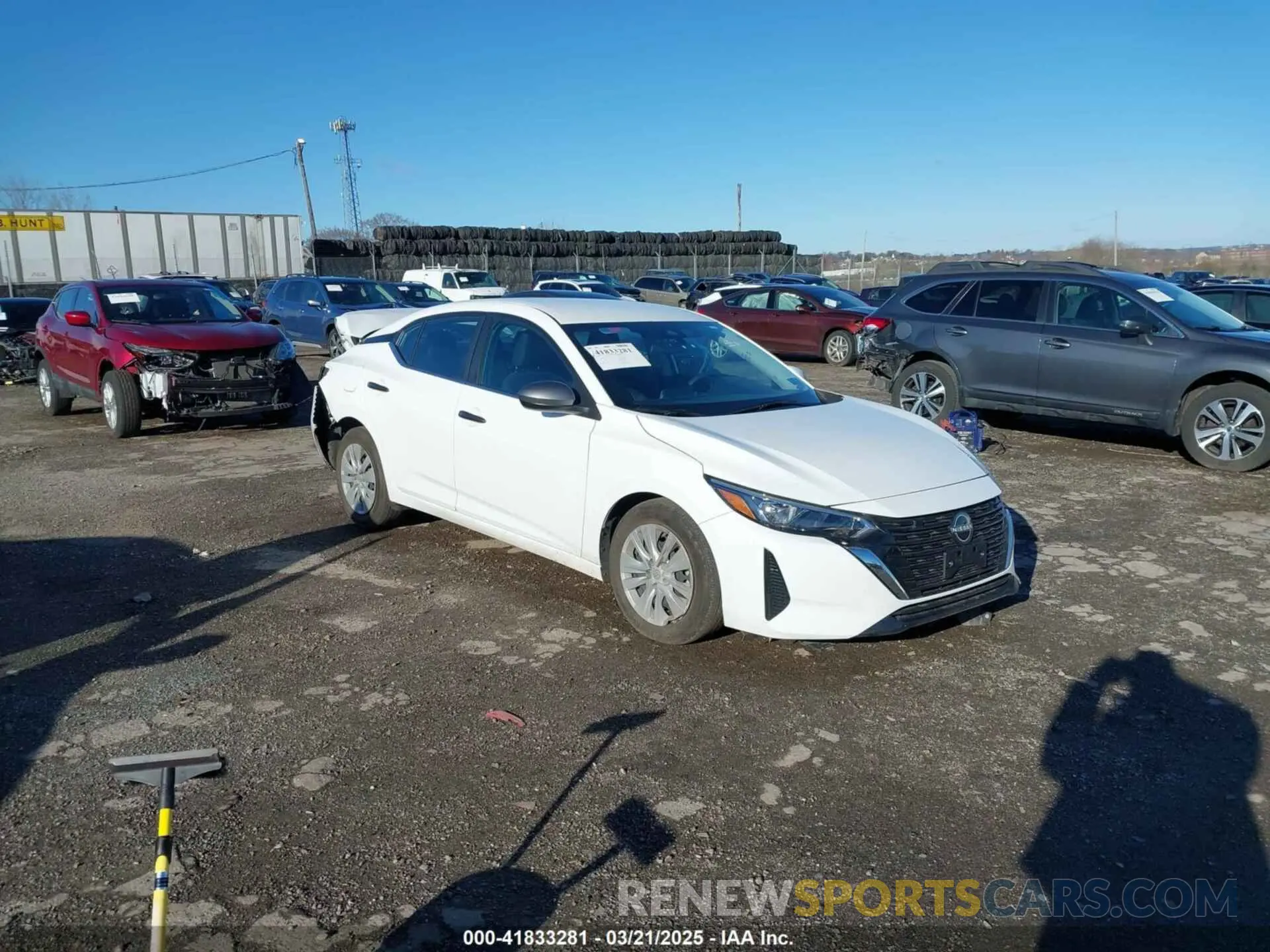 1 Photograph of a damaged car 3N1AB8BV8RY287275 NISSAN SENTRA 2024