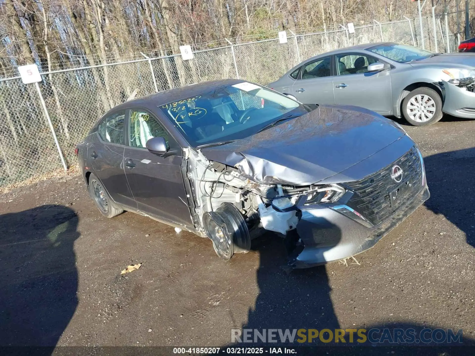 1 Photograph of a damaged car 3N1AB8BV8RY383763 NISSAN SENTRA 2024