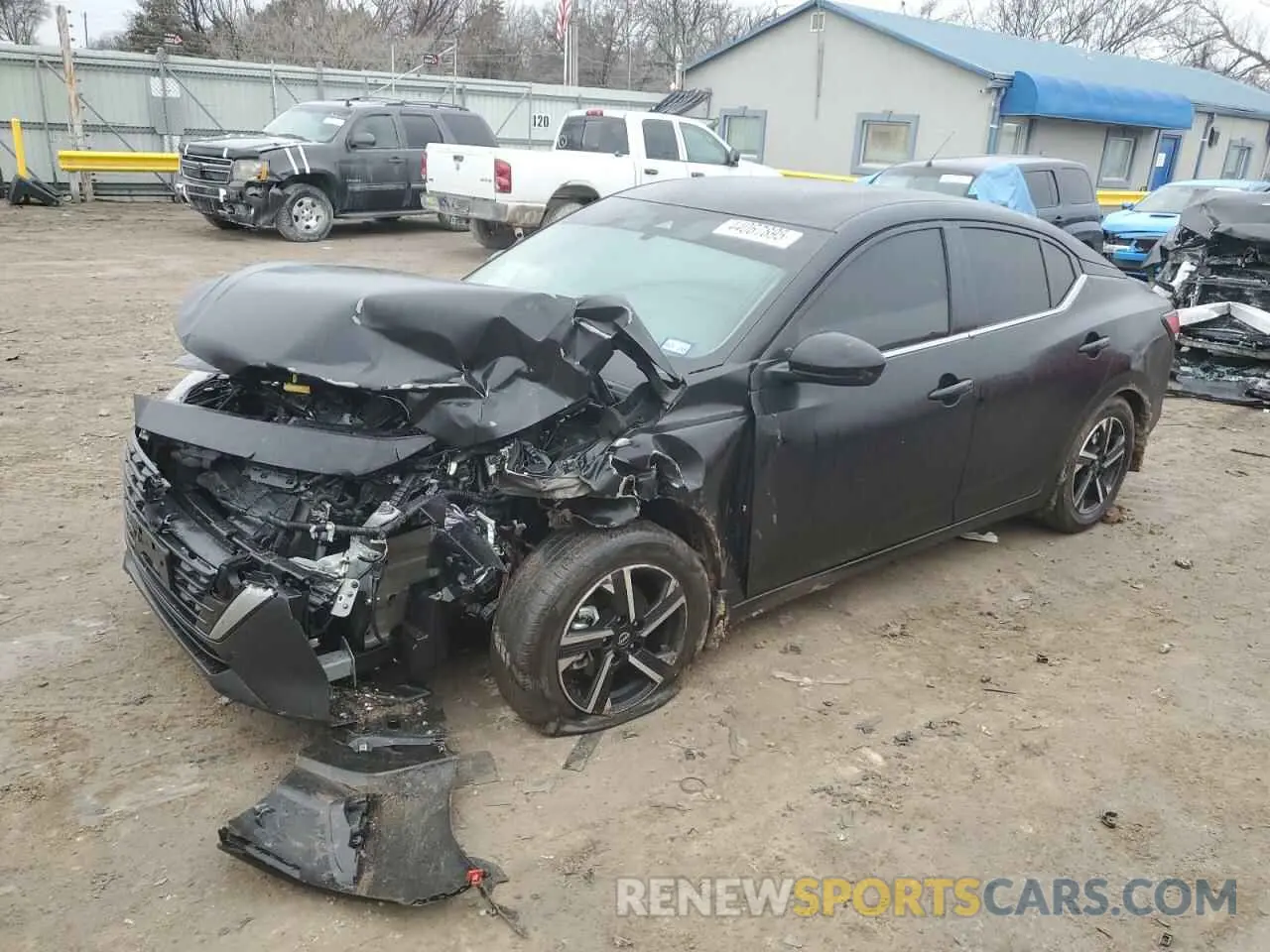 1 Photograph of a damaged car 3N1AB8CV0RY255032 NISSAN SENTRA 2024