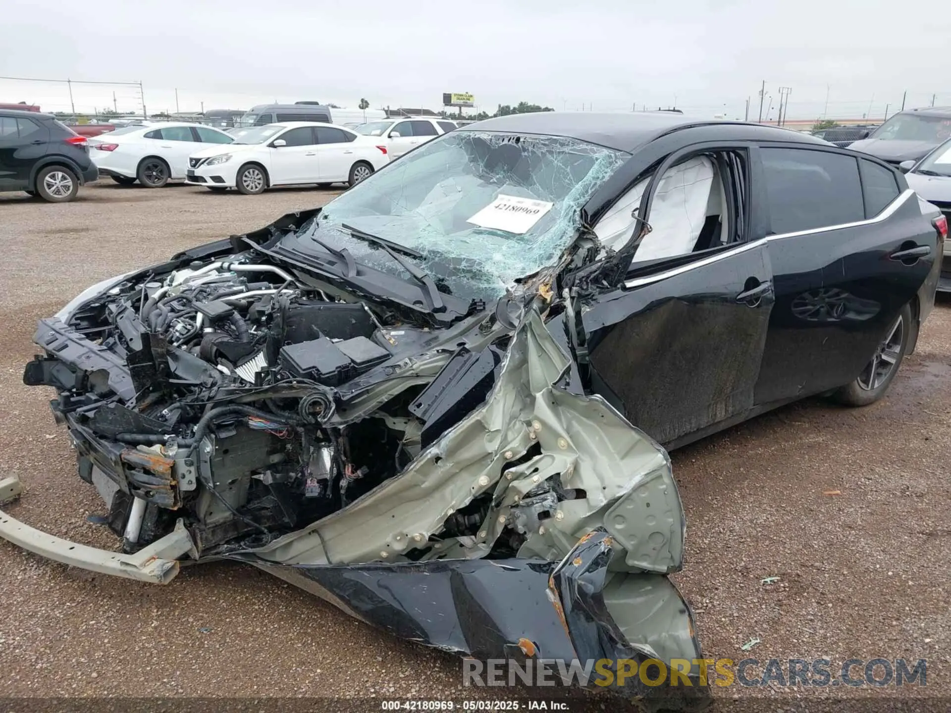 2 Photograph of a damaged car 3N1AB8CV0RY370729 NISSAN SENTRA 2024