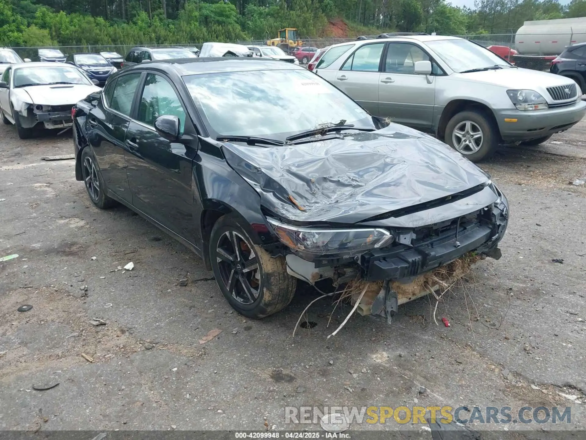 1 Photograph of a damaged car 3N1AB8CV1RY207846 NISSAN SENTRA 2024
