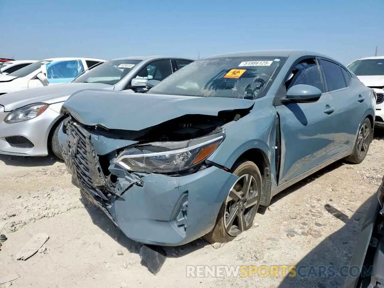 1 Фотография поврежденного автомобиля 3N1AB8CV1RY231516 NISSAN SENTRA 2024