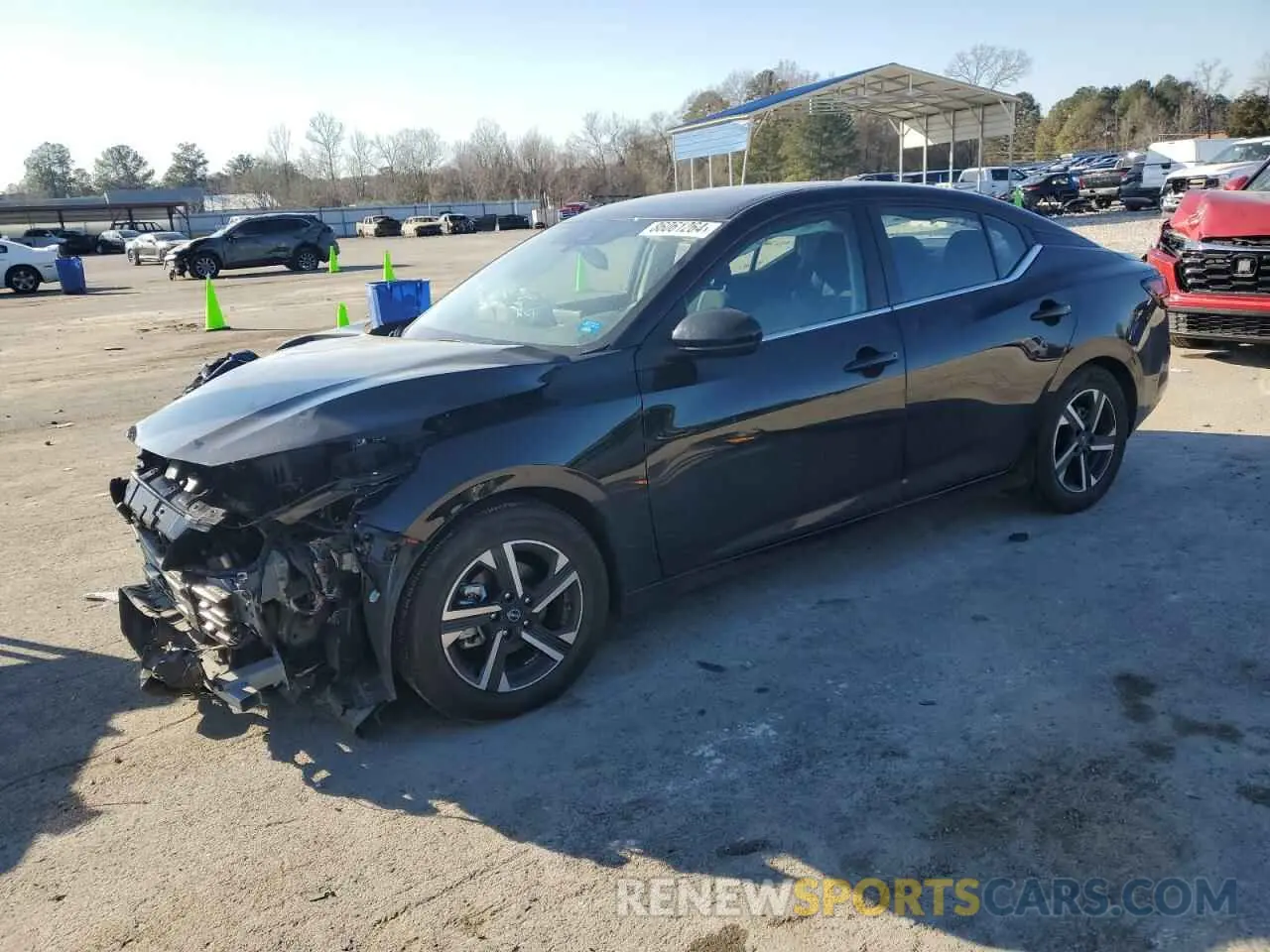 1 Photograph of a damaged car 3N1AB8CV1RY240958 NISSAN SENTRA 2024