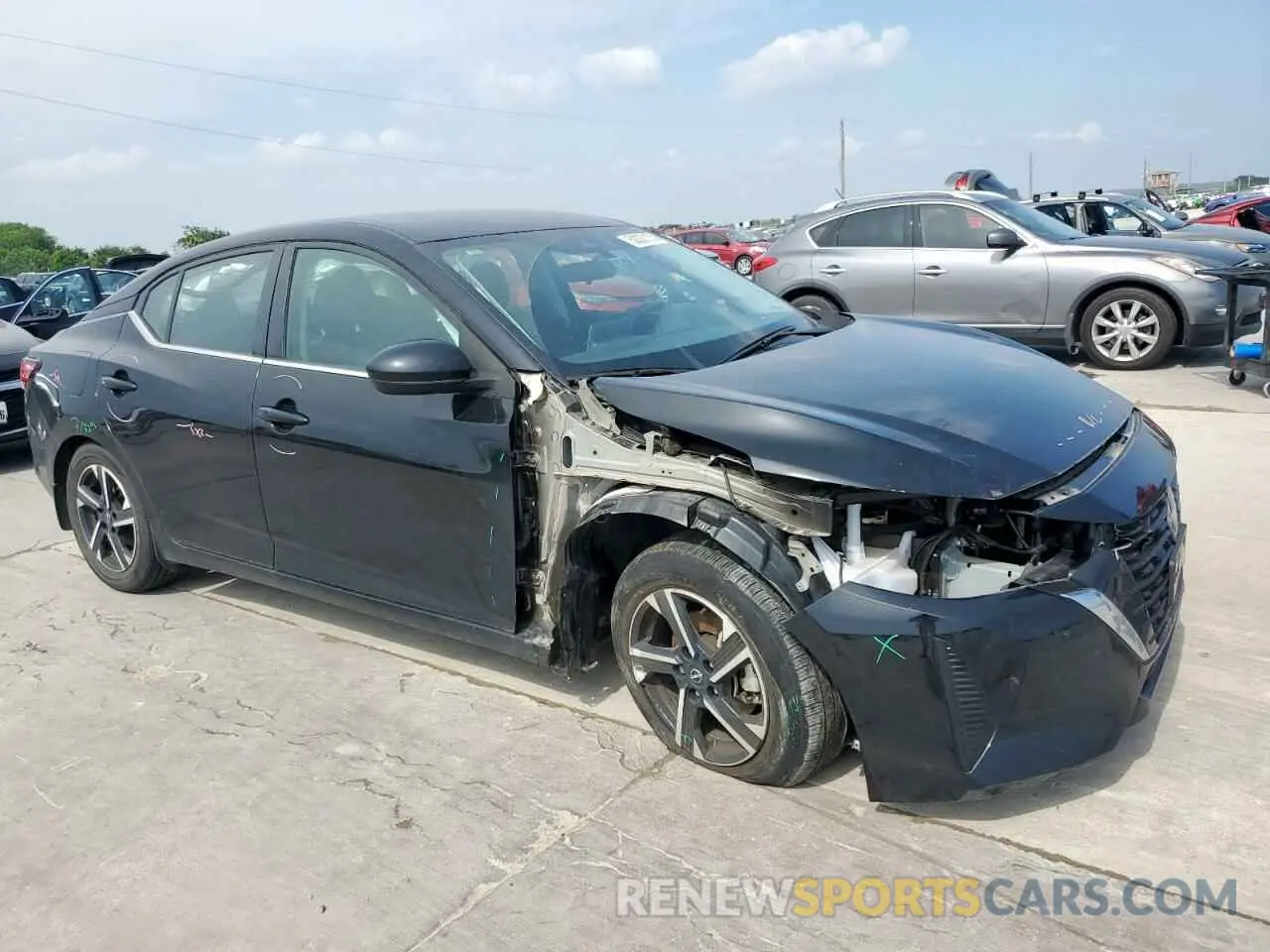4 Photograph of a damaged car 3N1AB8CV1RY278383 NISSAN SENTRA 2024