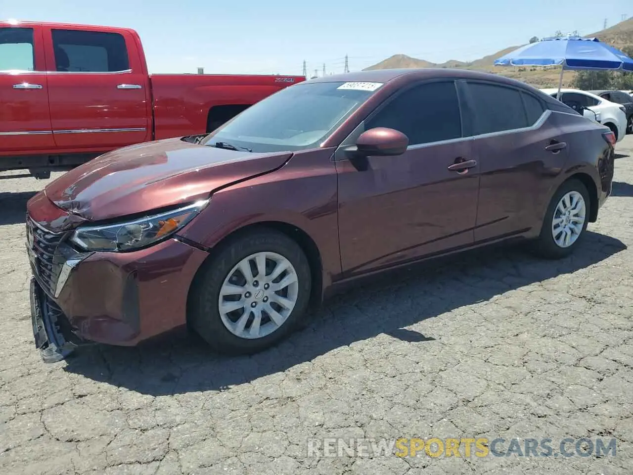1 Photograph of a damaged car 3N1AB8CV1RY361750 NISSAN SENTRA 2024