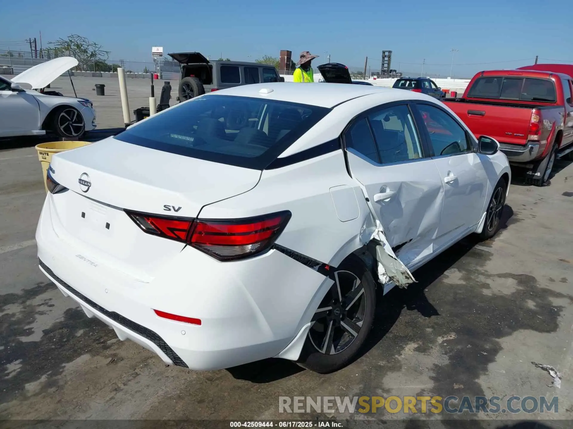4 Photograph of a damaged car 3N1AB8CV1RY381206 NISSAN SENTRA 2024