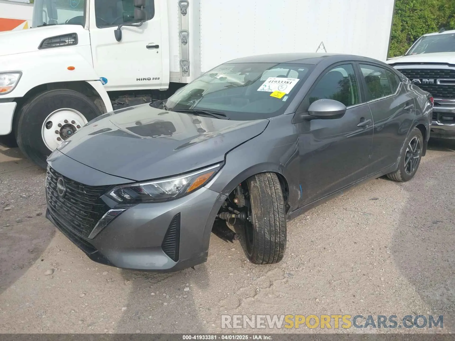 2 Photograph of a damaged car 3N1AB8CV2RY207323 NISSAN SENTRA 2024