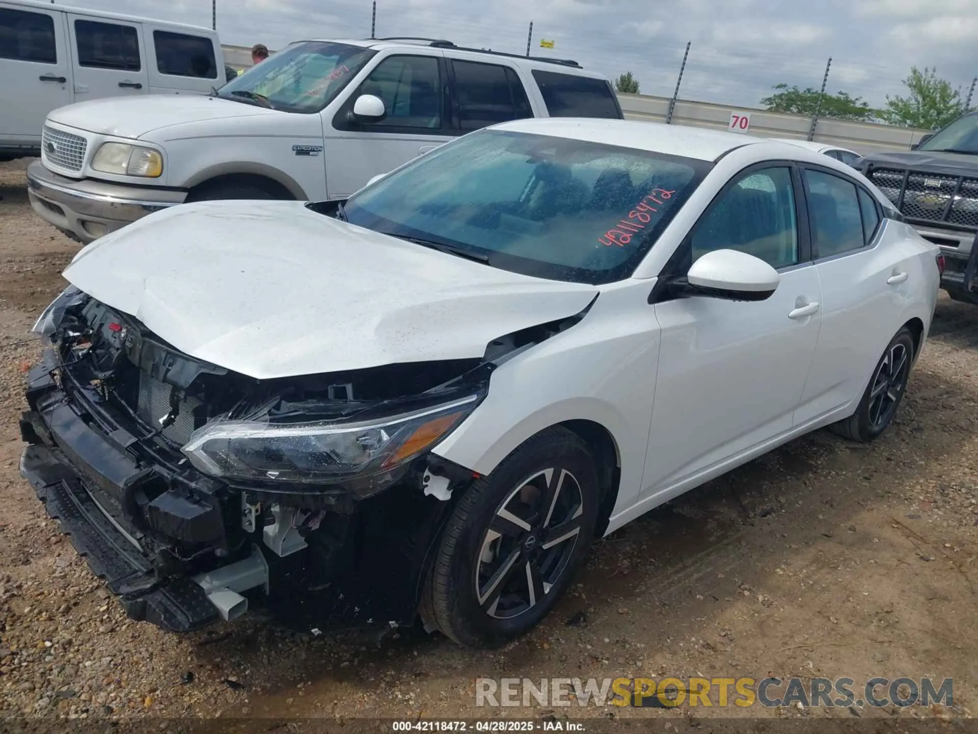 2 Photograph of a damaged car 3N1AB8CV2RY352636 NISSAN SENTRA 2024