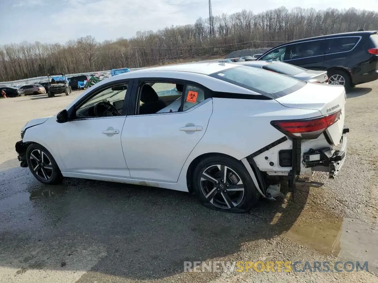2 Photograph of a damaged car 3N1AB8CV2RY366648 NISSAN SENTRA 2024