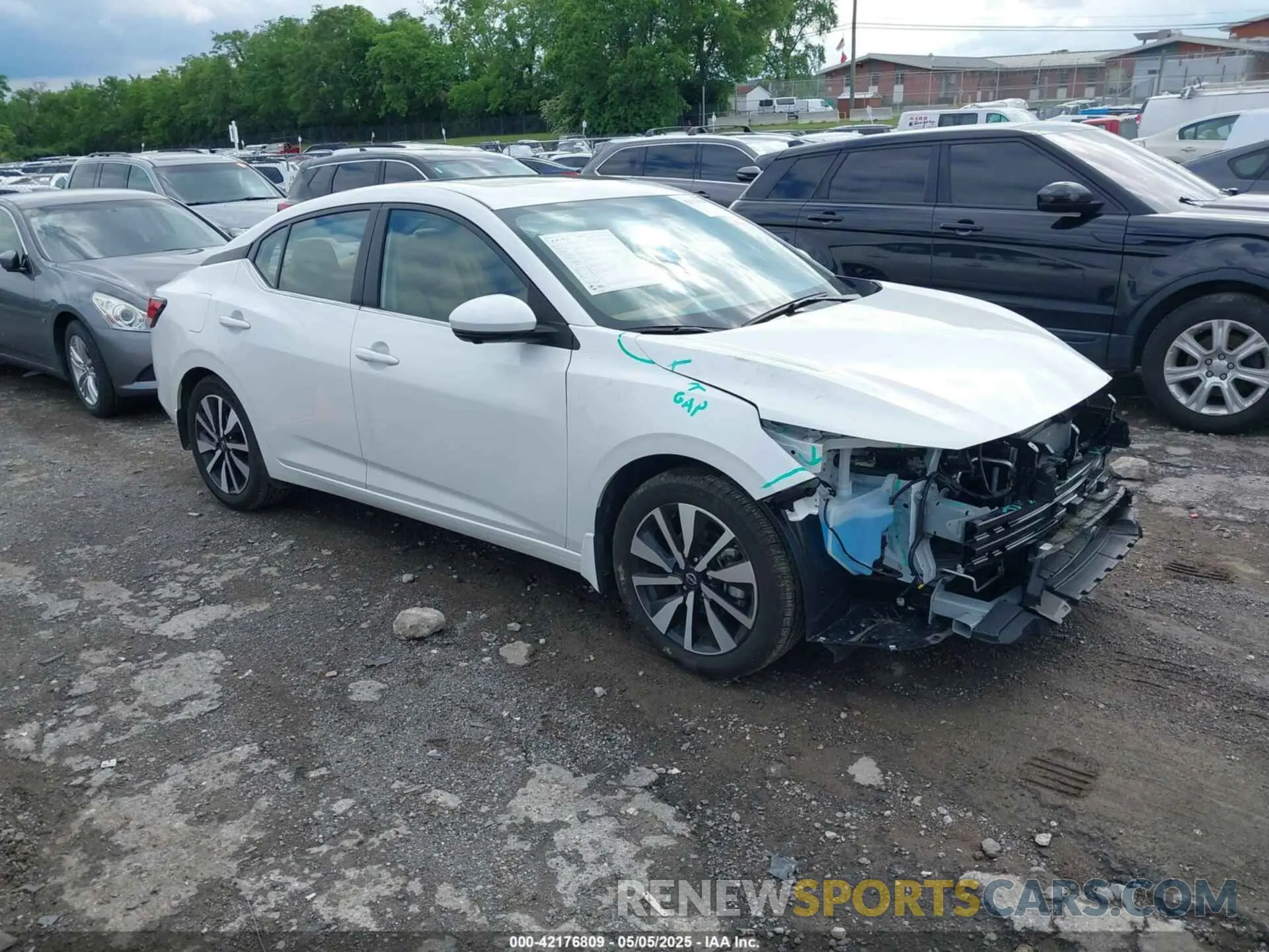 1 Фотография поврежденного автомобиля 3N1AB8CV2RY383613 NISSAN SENTRA 2024