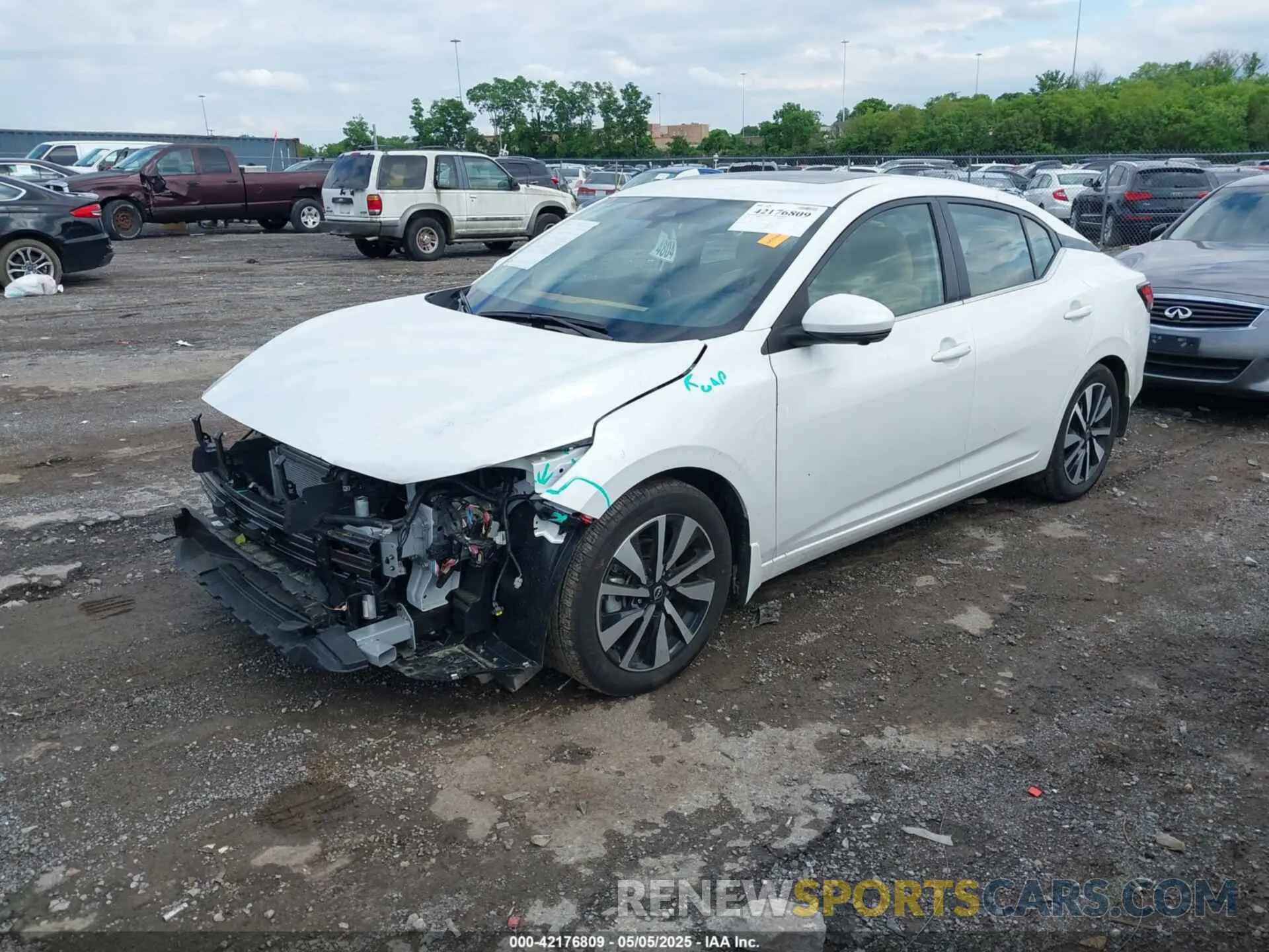 2 Фотография поврежденного автомобиля 3N1AB8CV2RY383613 NISSAN SENTRA 2024