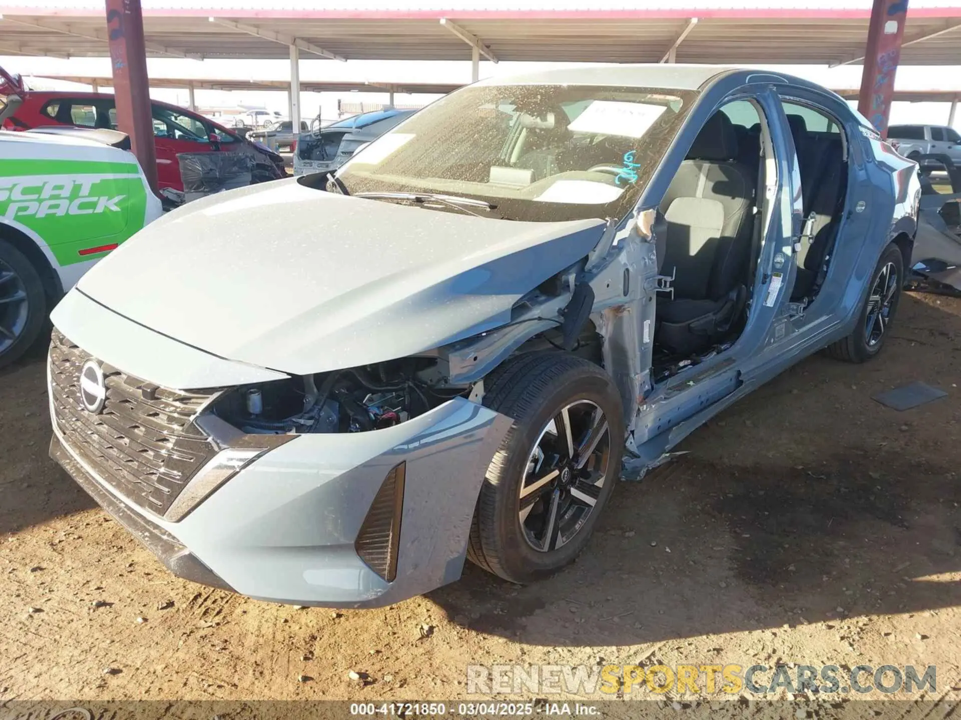 2 Photograph of a damaged car 3N1AB8CV2RY387855 NISSAN SENTRA 2024