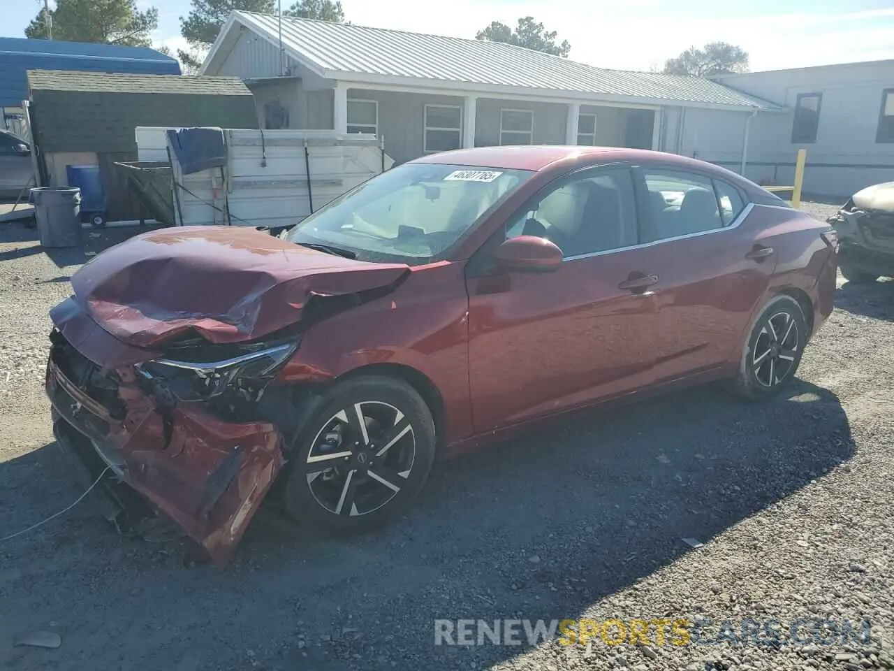 1 Photograph of a damaged car 3N1AB8CV3RY307897 NISSAN SENTRA 2024