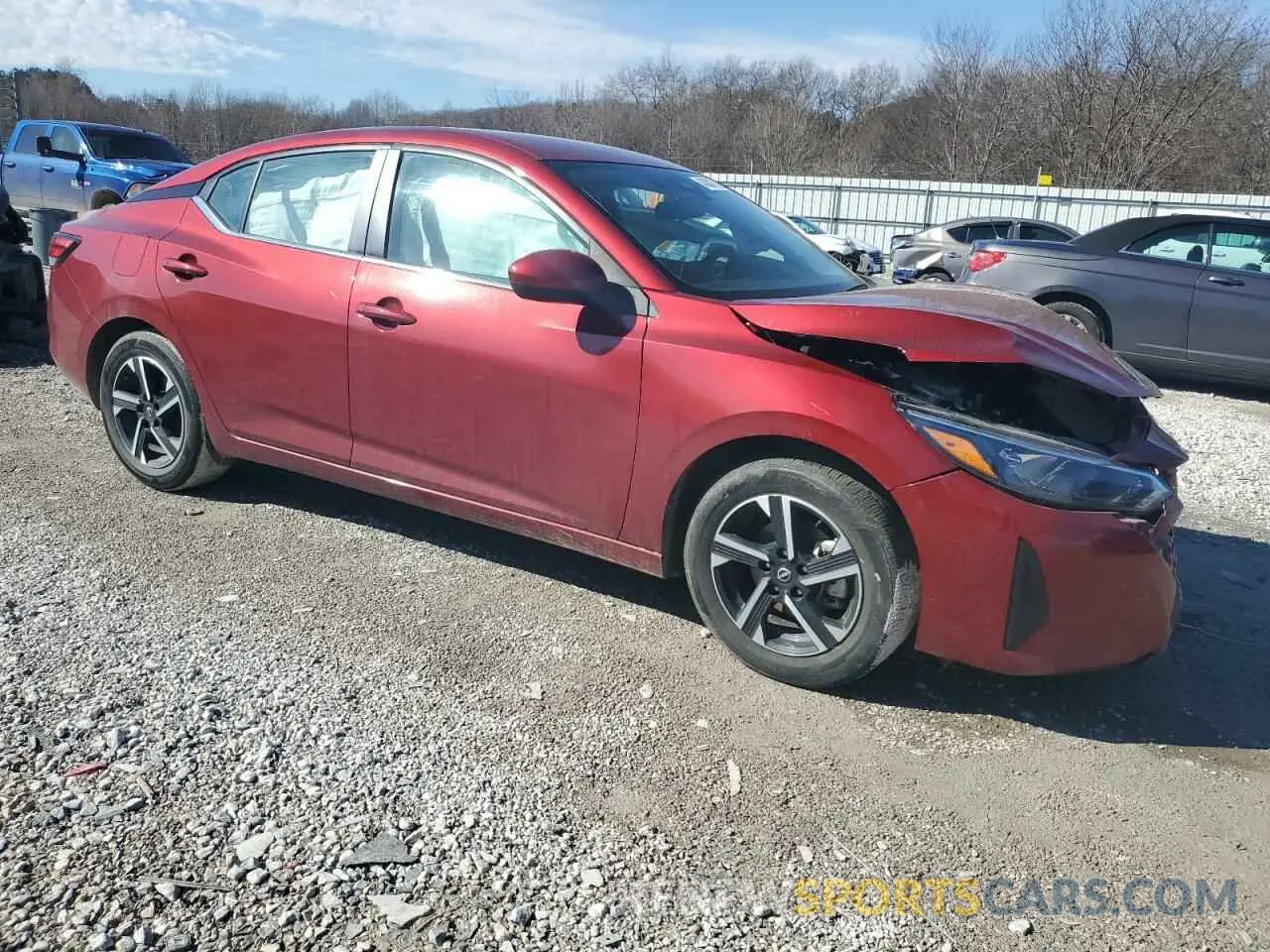 4 Photograph of a damaged car 3N1AB8CV3RY307897 NISSAN SENTRA 2024