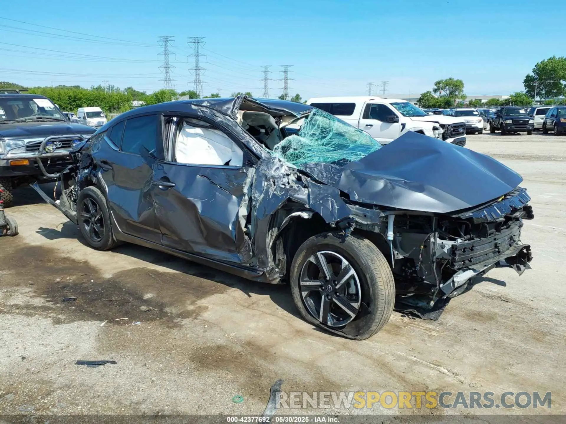 1 Photograph of a damaged car 3N1AB8CV4RY213611 NISSAN SENTRA 2024
