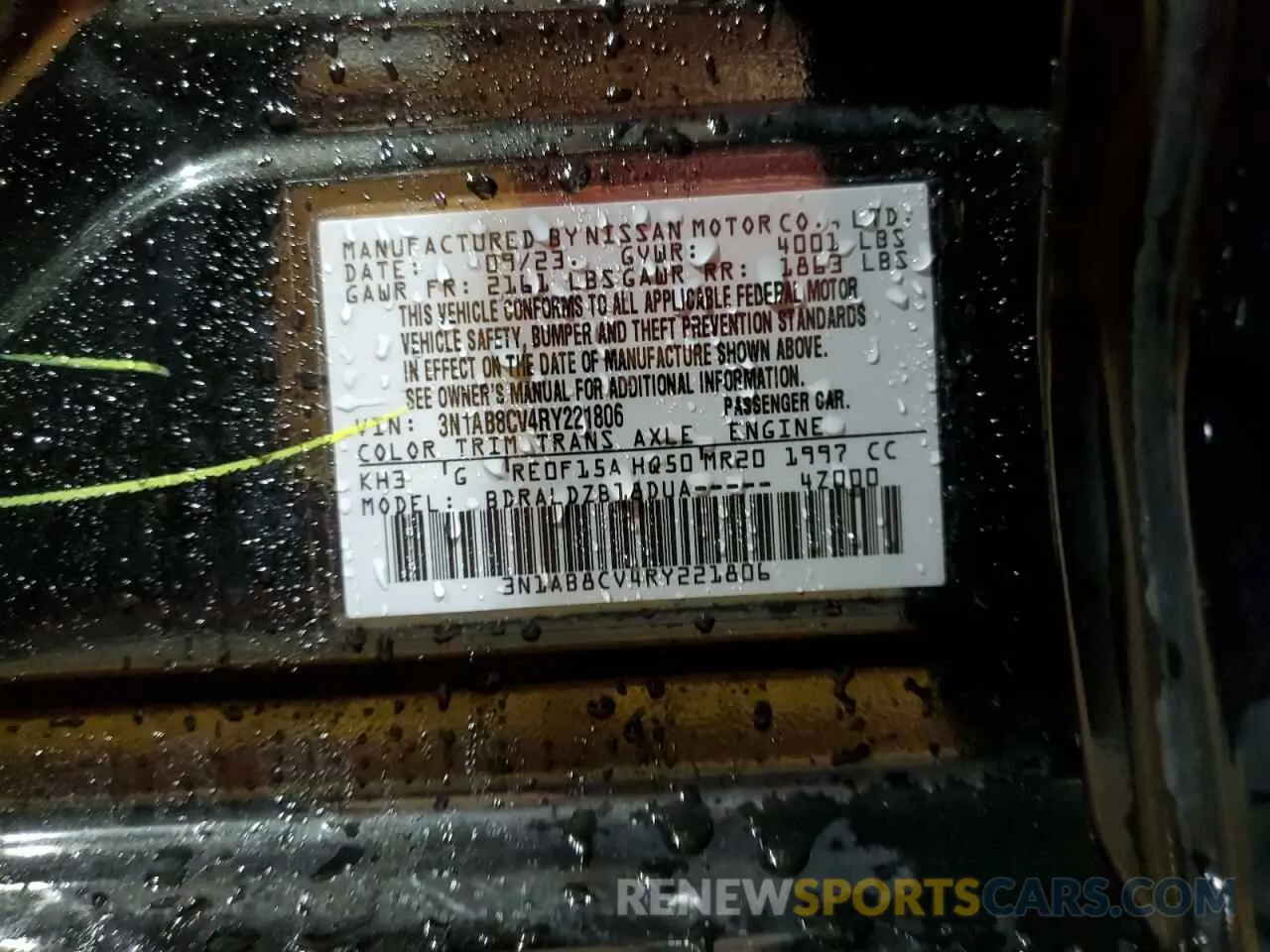 12 Фотография поврежденного автомобиля 3N1AB8CV4RY221806 NISSAN SENTRA 2024