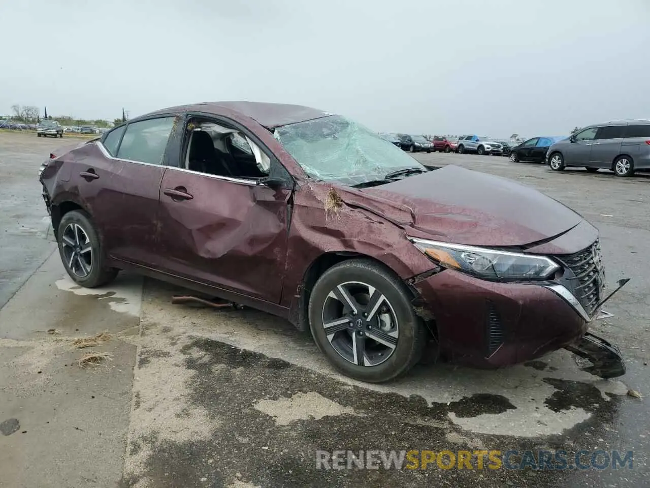 4 Photograph of a damaged car 3N1AB8CV4RY241604 NISSAN SENTRA 2024