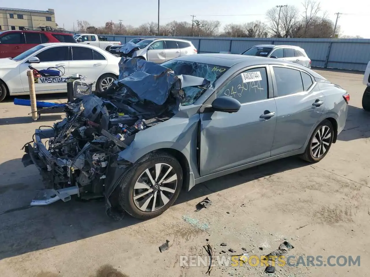 1 Photograph of a damaged car 3N1AB8CV5RY254670 NISSAN SENTRA 2024