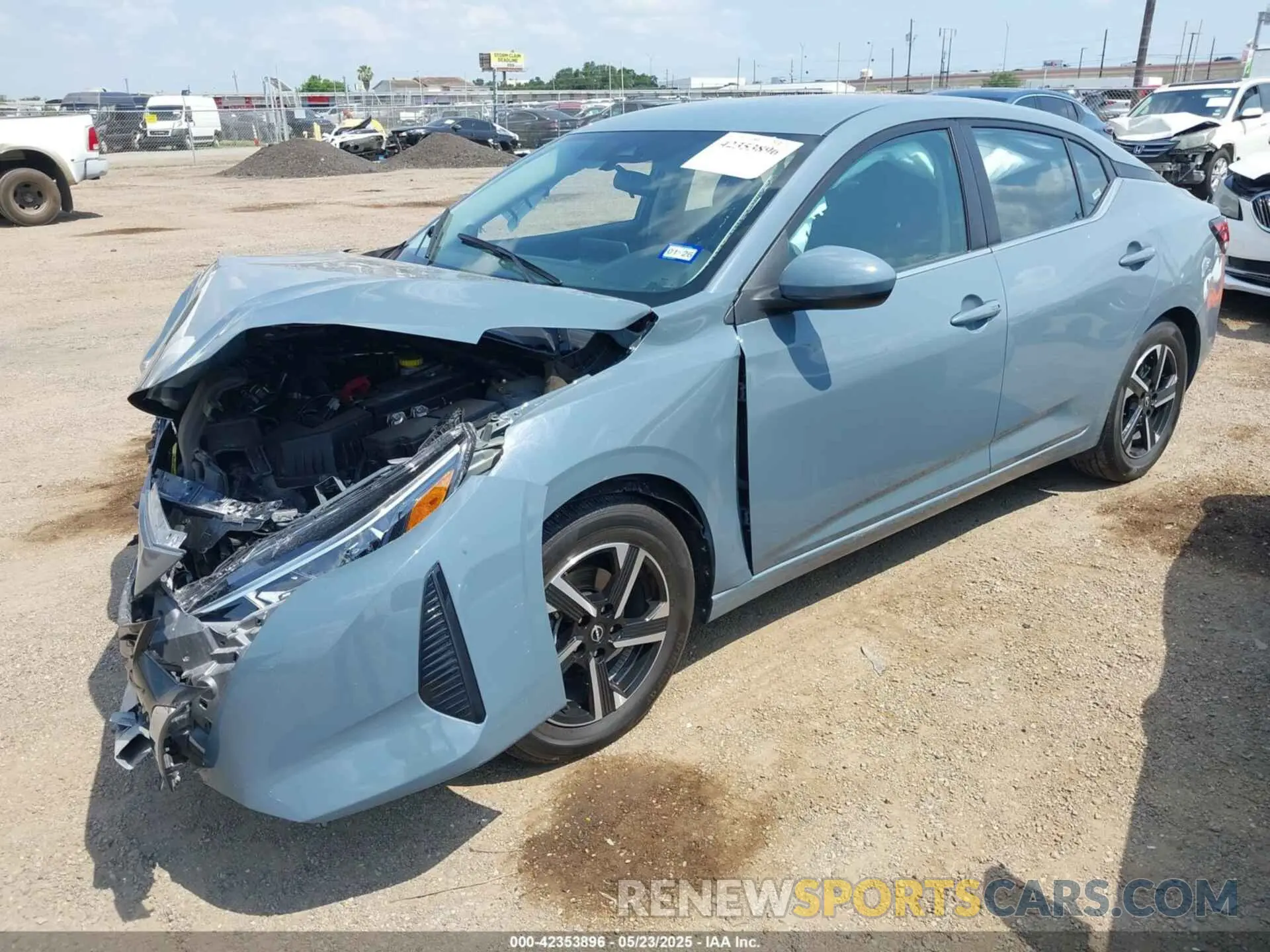 2 Photograph of a damaged car 3N1AB8CV5RY272294 NISSAN SENTRA 2024
