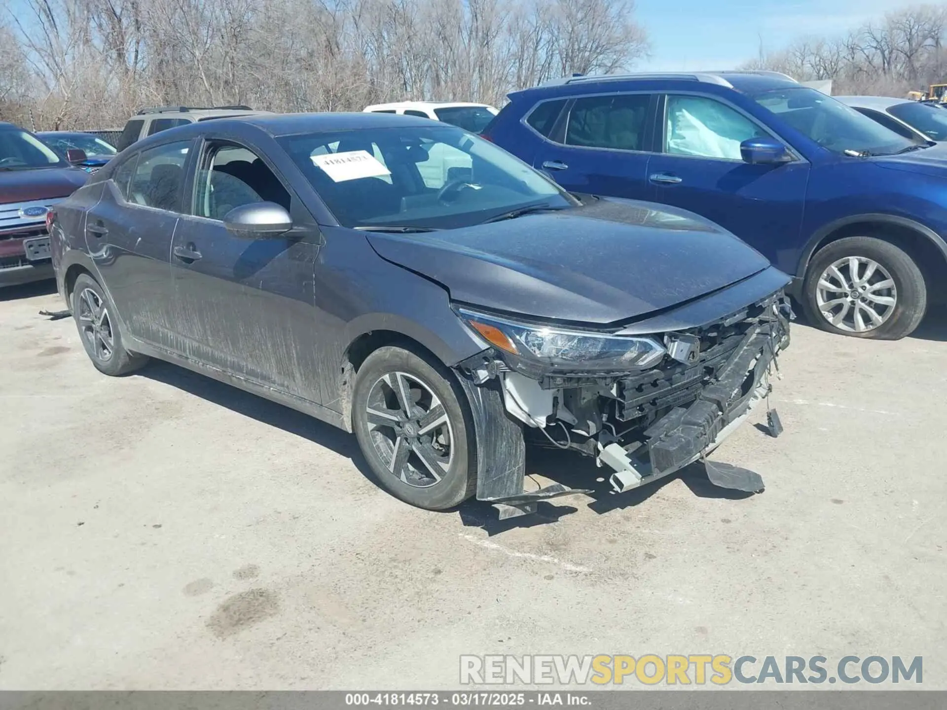 1 Photograph of a damaged car 3N1AB8CV5RY332977 NISSAN SENTRA 2024