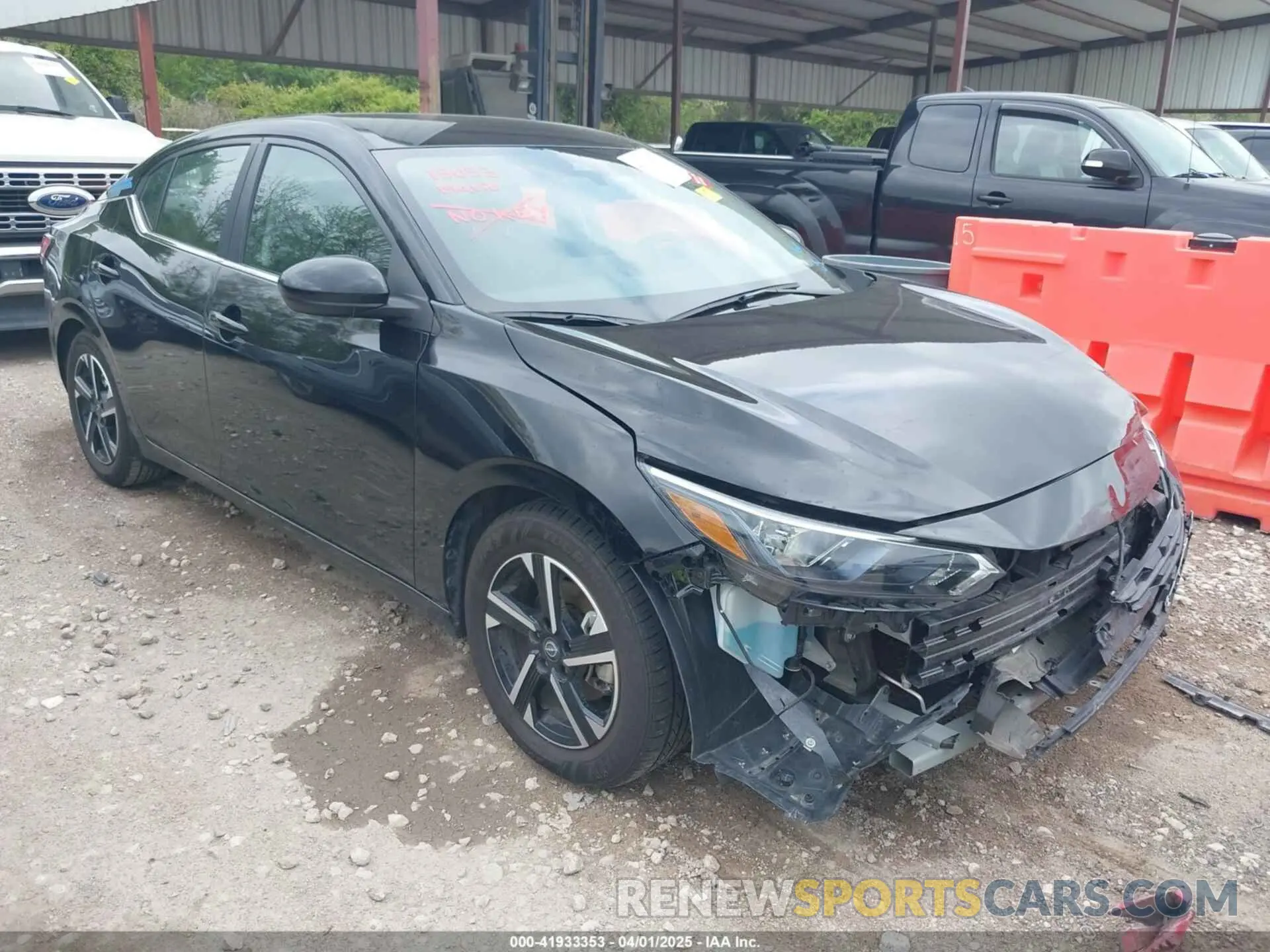 1 Photograph of a damaged car 3N1AB8CV5RY346250 NISSAN SENTRA 2024