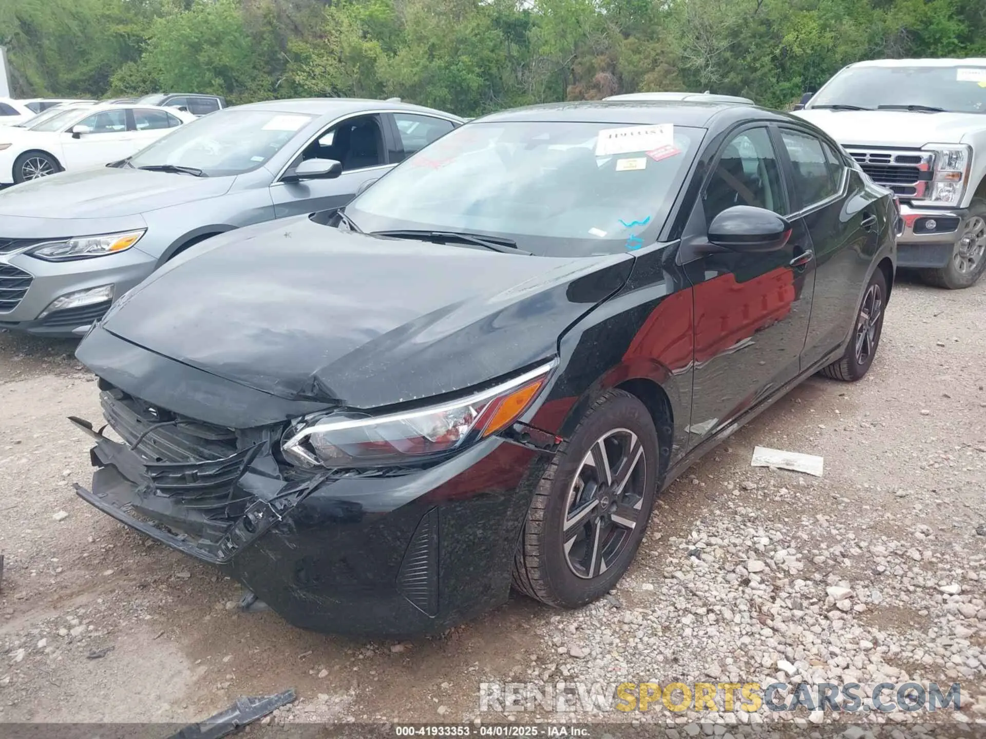 2 Photograph of a damaged car 3N1AB8CV5RY346250 NISSAN SENTRA 2024