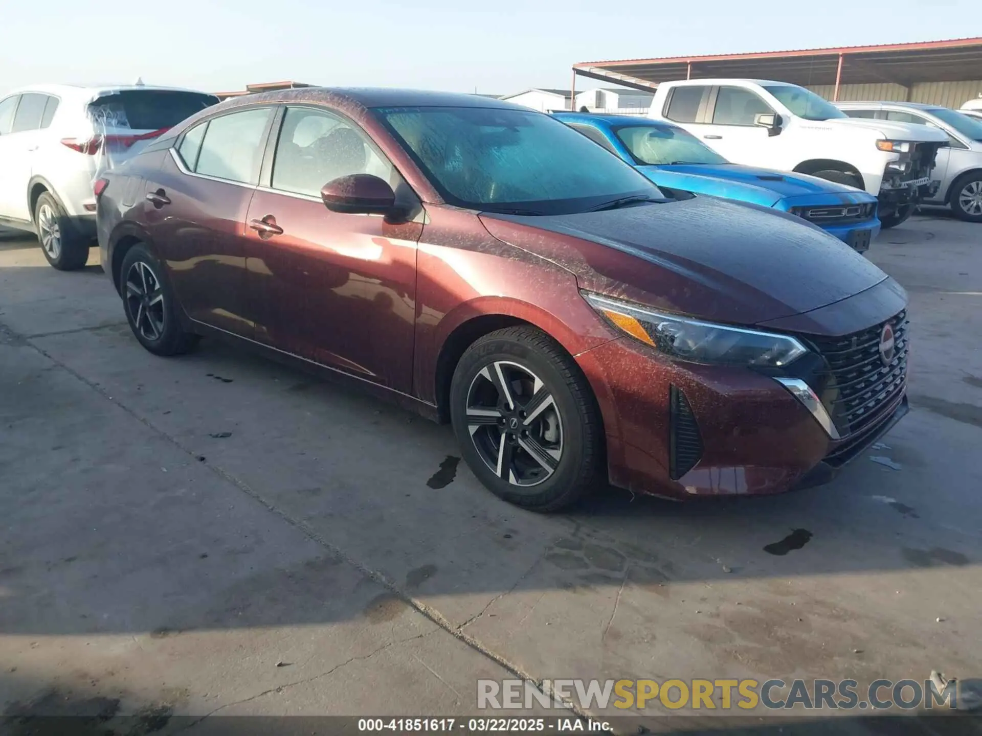 1 Photograph of a damaged car 3N1AB8CV6RY314990 NISSAN SENTRA 2024