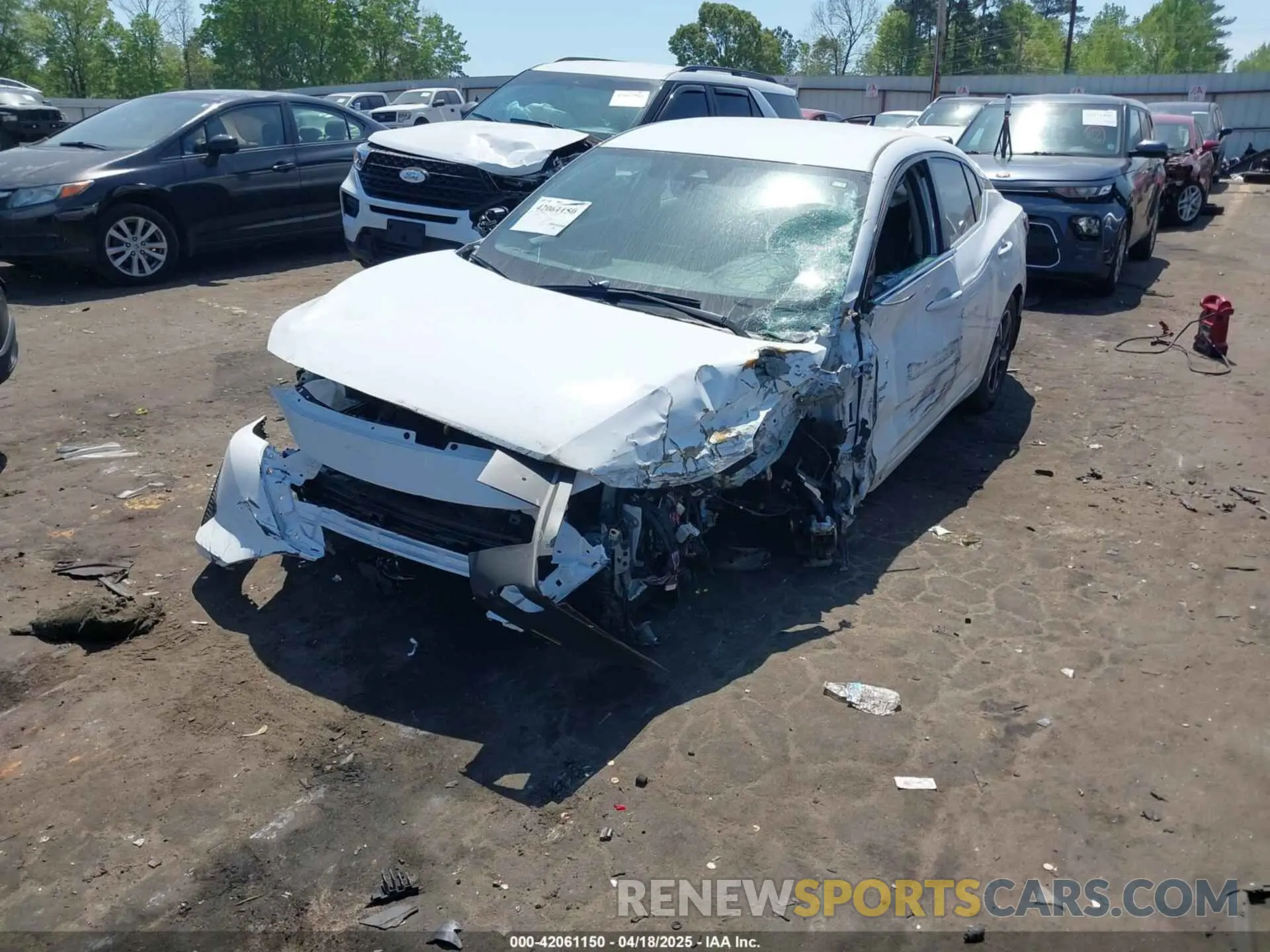 2 Photograph of a damaged car 3N1AB8CV6RY384182 NISSAN SENTRA 2024