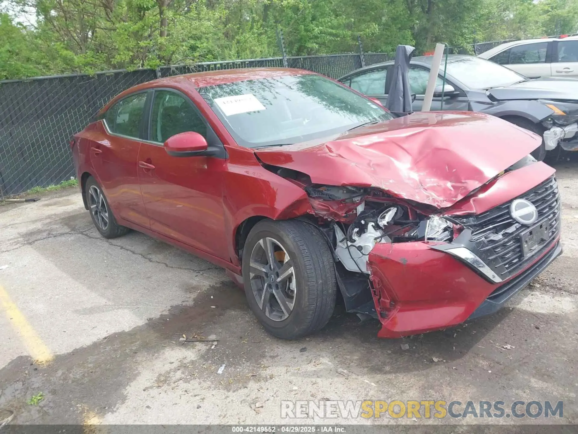 1 Фотография поврежденного автомобиля 3N1AB8CV7RY215594 NISSAN SENTRA 2024