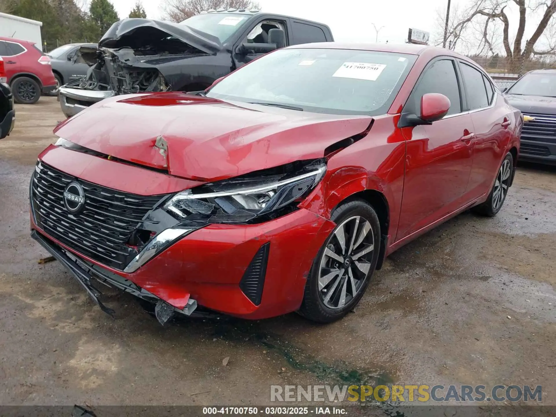 2 Photograph of a damaged car 3N1AB8CV7RY298315 NISSAN SENTRA 2024