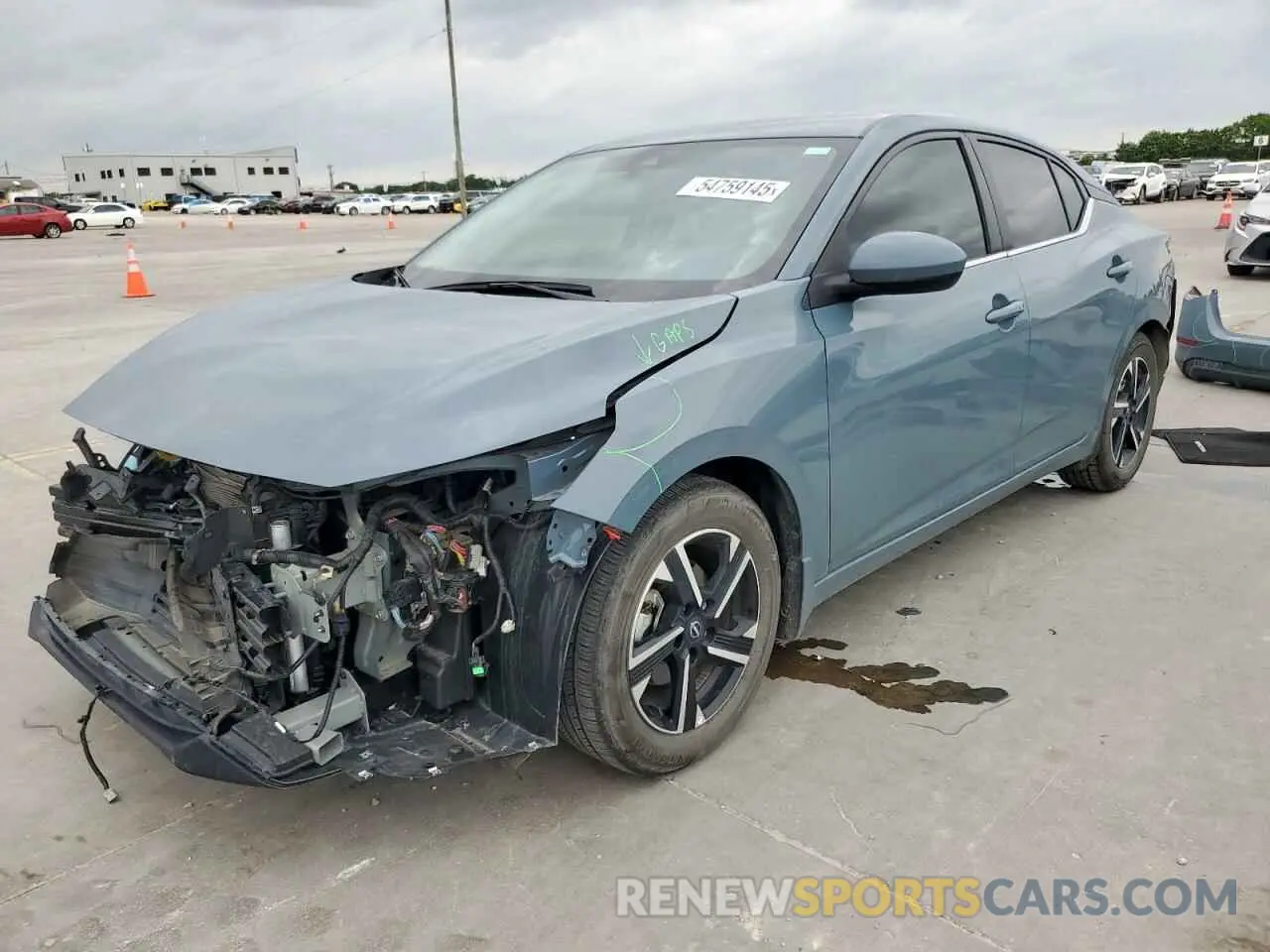 1 Photograph of a damaged car 3N1AB8CV7RY322533 NISSAN SENTRA 2024