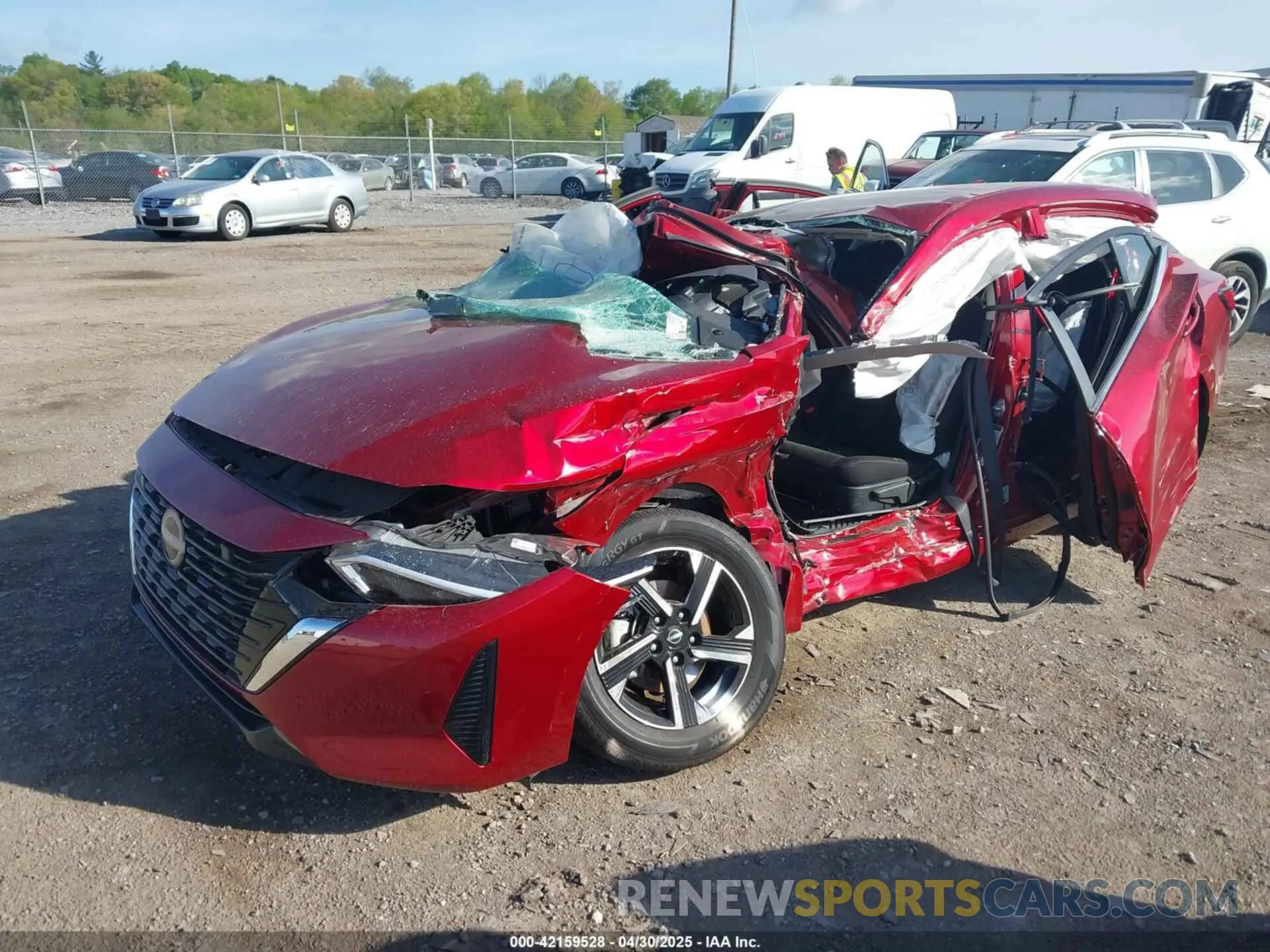 2 Photograph of a damaged car 3N1AB8CV8RY278865 NISSAN SENTRA 2024