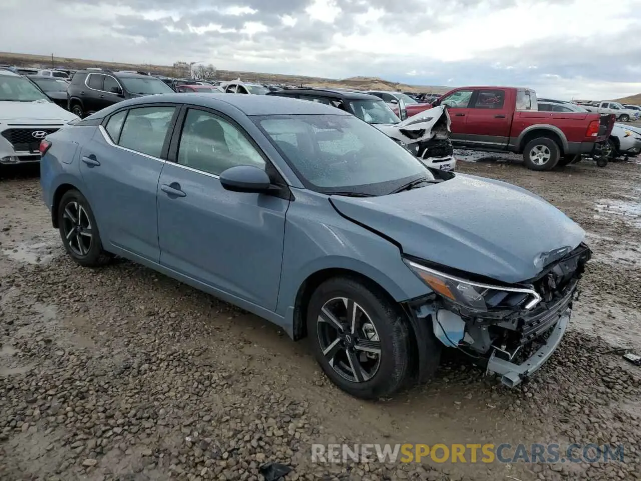 4 Photograph of a damaged car 3N1AB8CV9RY287882 NISSAN SENTRA 2024