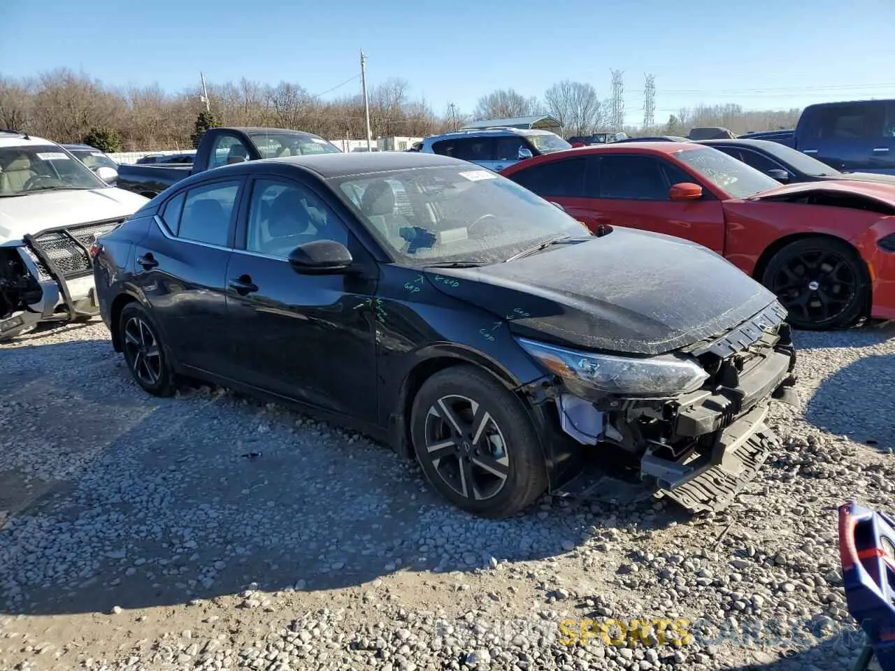 4 Photograph of a damaged car 3N1AB8CV9RY295352 NISSAN SENTRA 2024