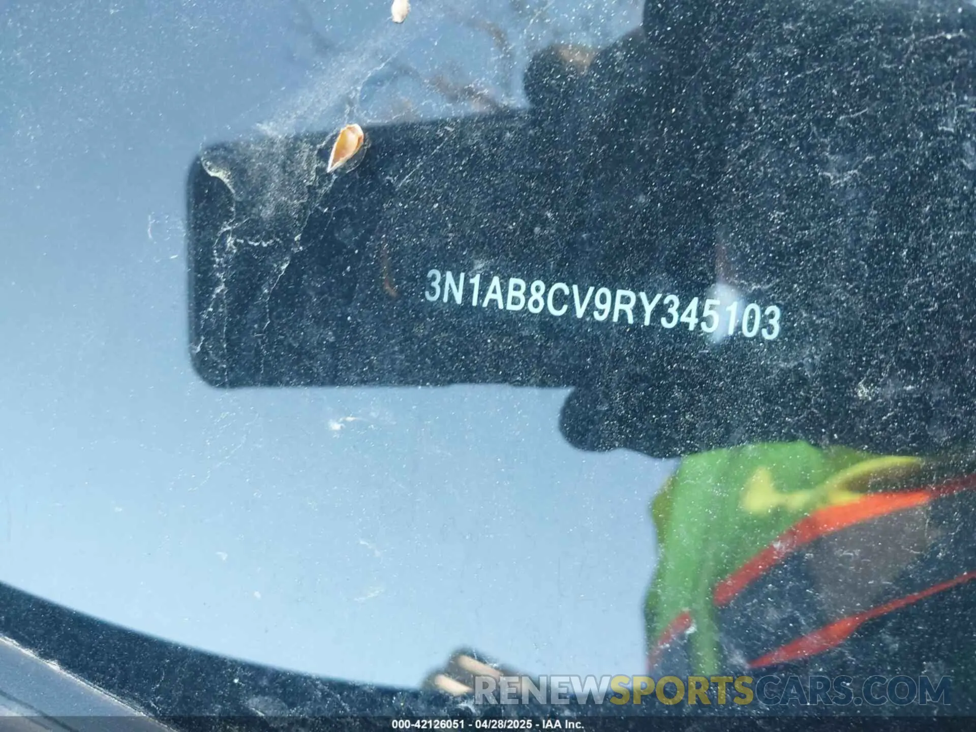 17 Photograph of a damaged car 3N1AB8CV9RY345103 NISSAN SENTRA 2024