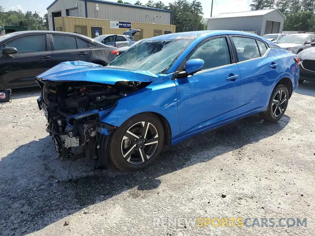 1 Photograph of a damaged car 3N1AB8CVXRY222118 NISSAN SENTRA 2024