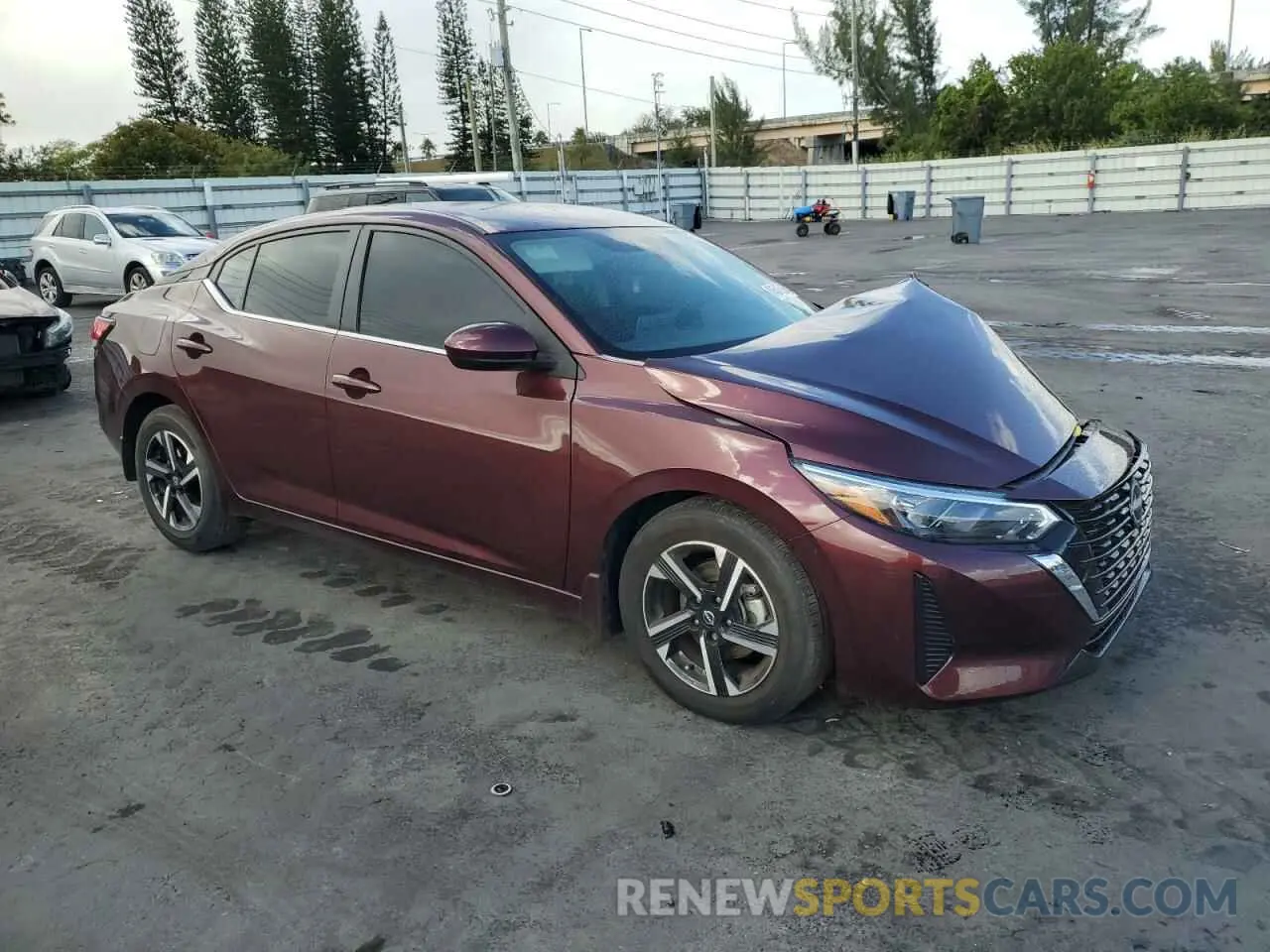 4 Photograph of a damaged car 3N1AB8CVXRY223544 NISSAN SENTRA 2024