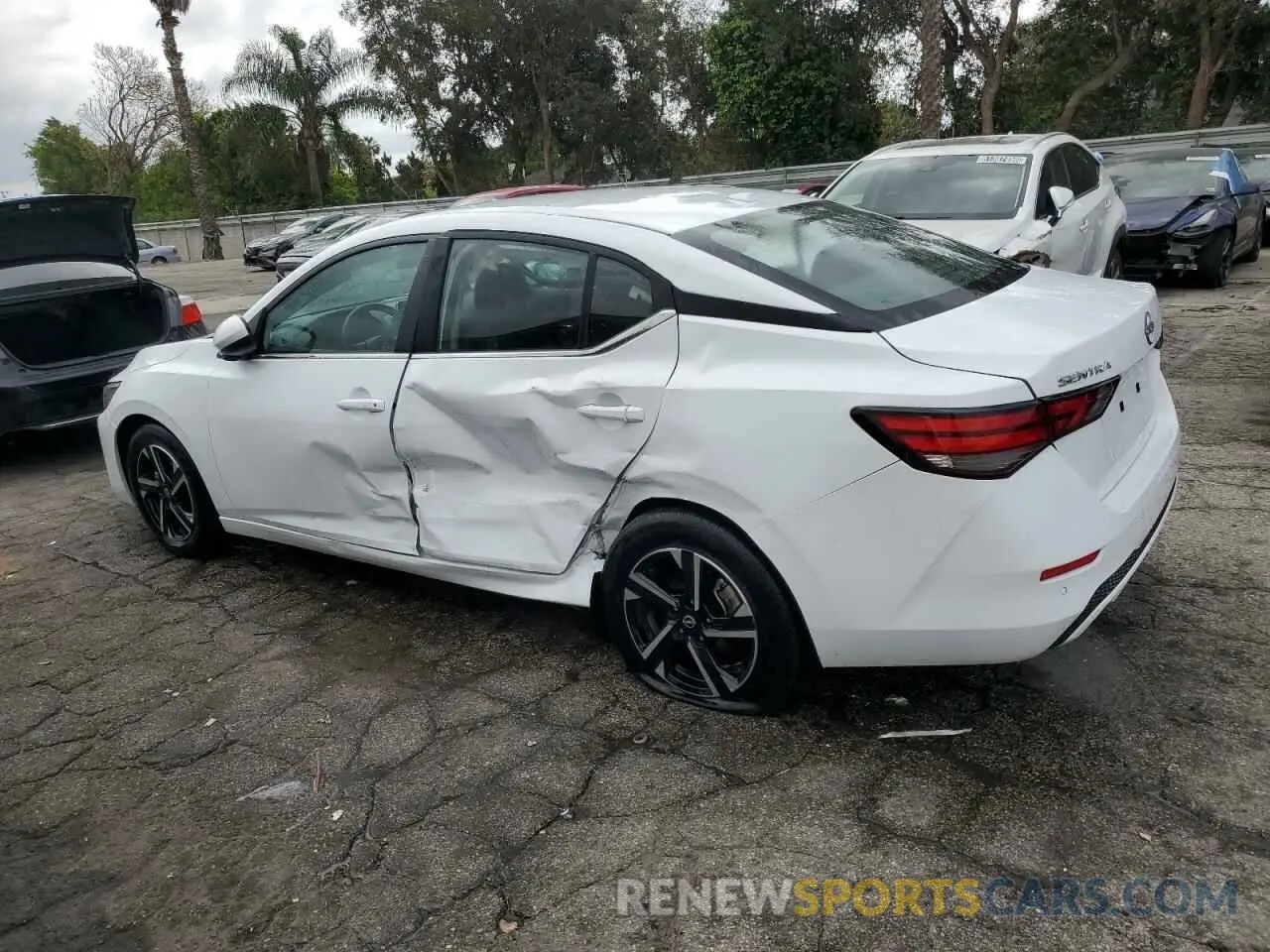 2 Photograph of a damaged car 3N1AB8CVXRY308786 NISSAN SENTRA 2024