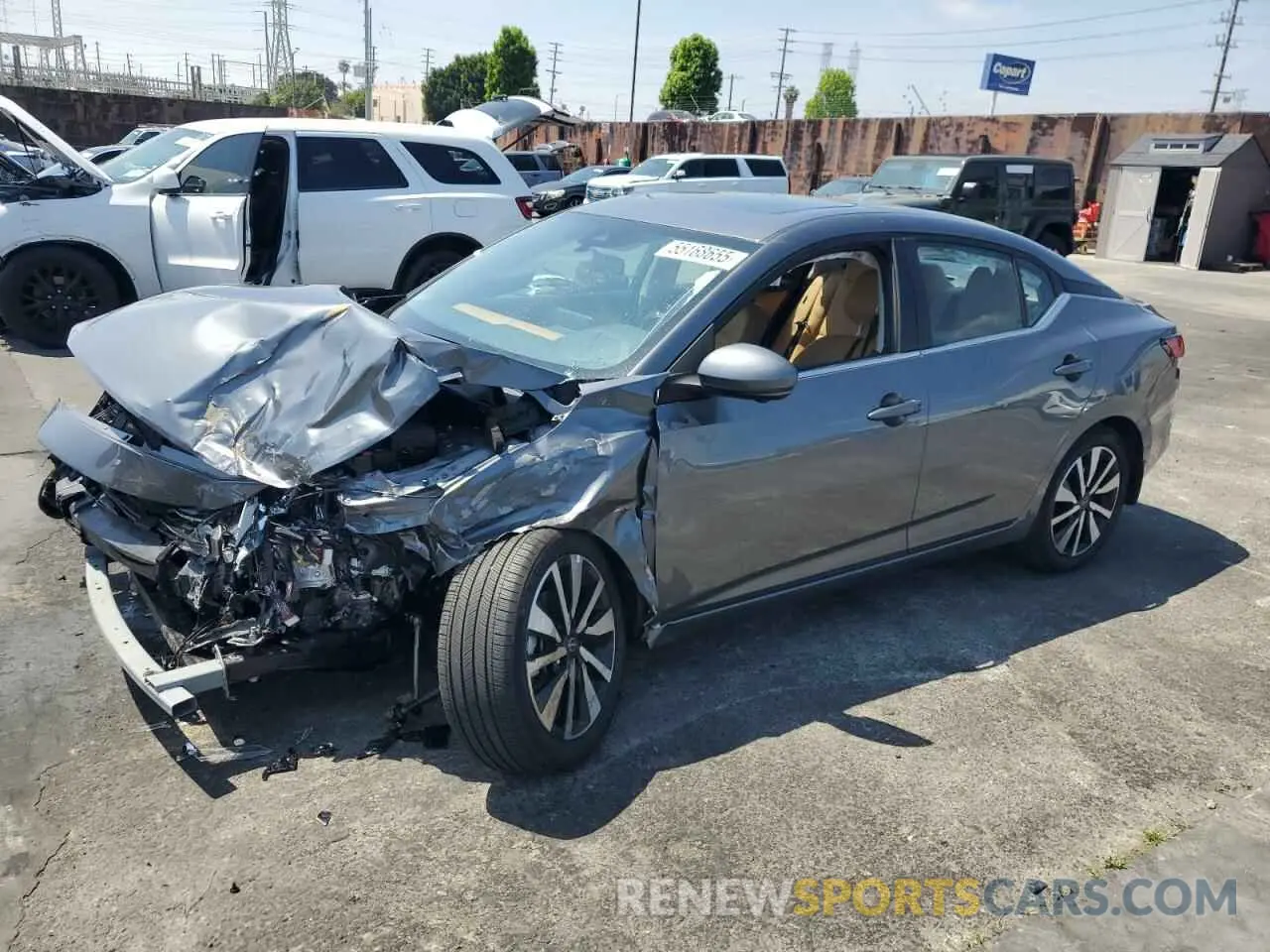 1 Photograph of a damaged car 3N1AB8CVXRY375243 NISSAN SENTRA 2024