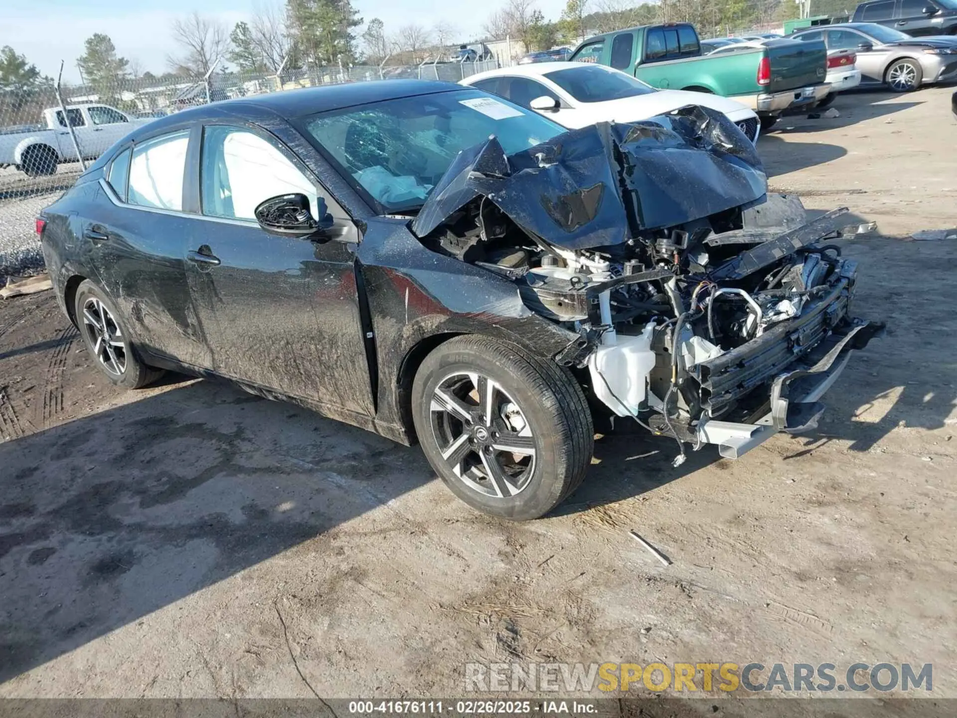 1 Photograph of a damaged car 3N1AB8CVXRY378448 NISSAN SENTRA 2024