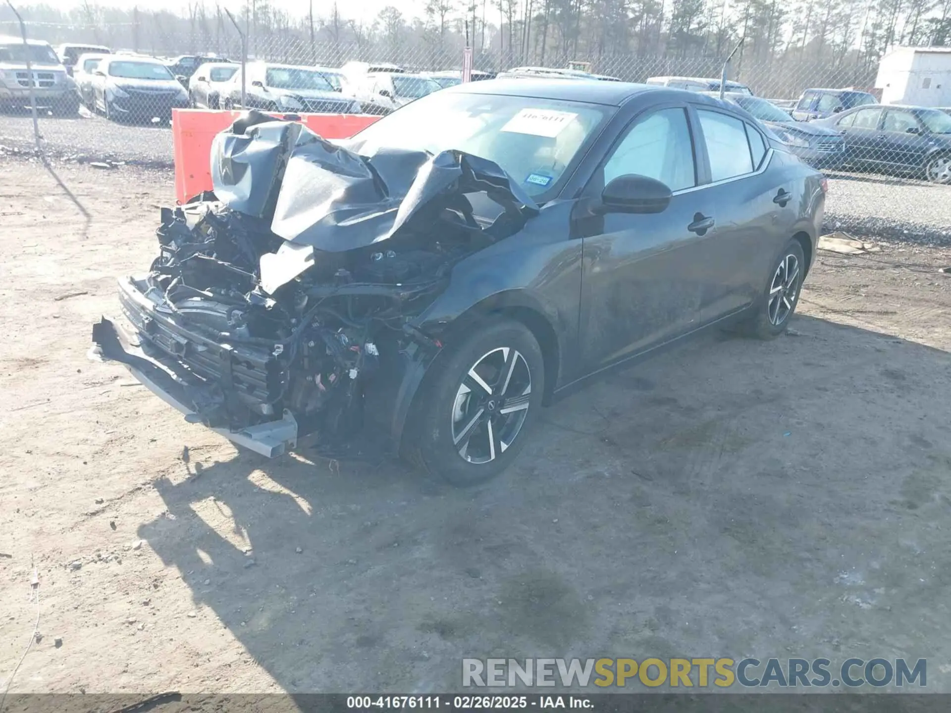 2 Photograph of a damaged car 3N1AB8CVXRY378448 NISSAN SENTRA 2024