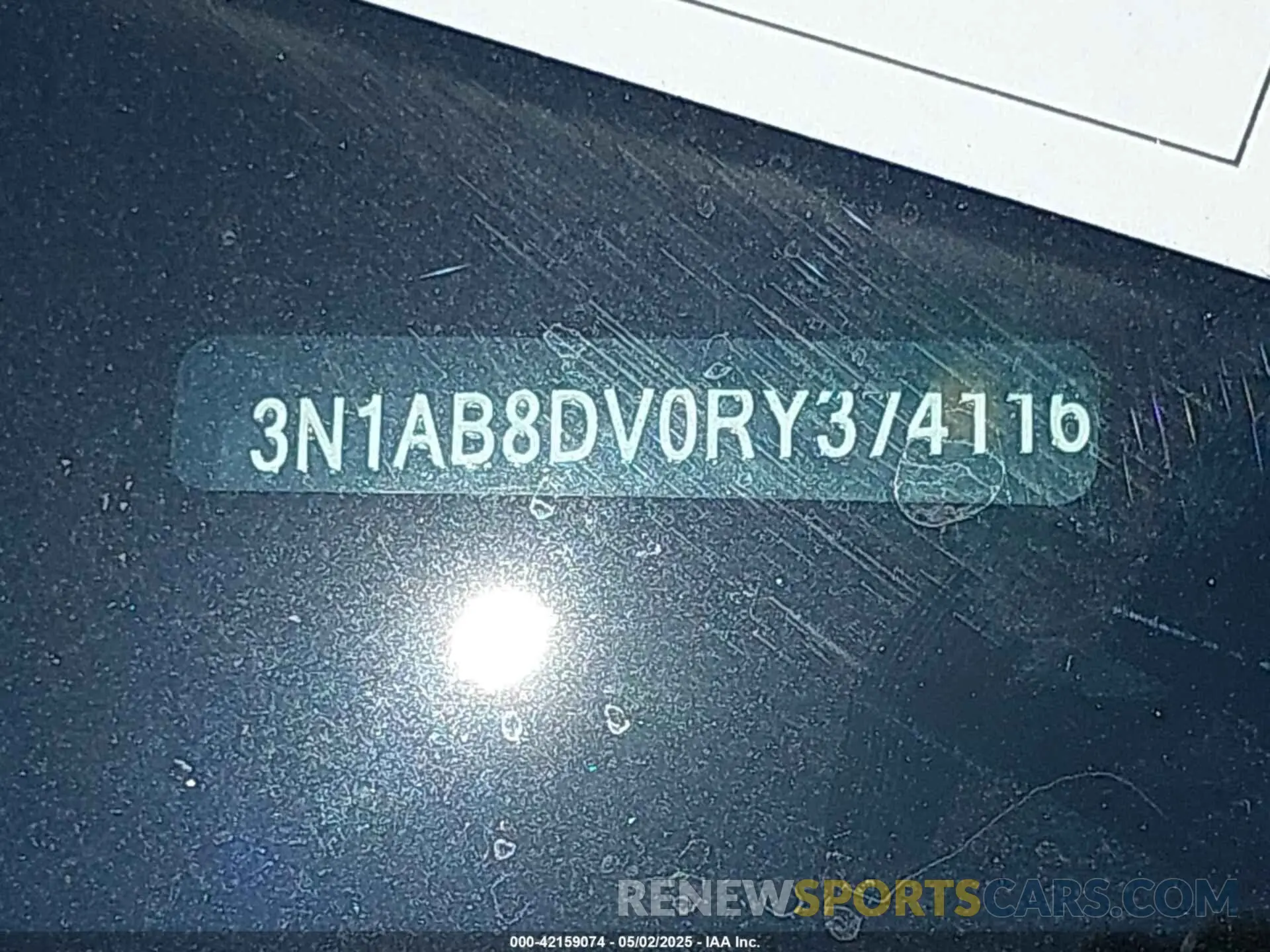 9 Photograph of a damaged car 3N1AB8DV0RY374116 NISSAN SENTRA 2024