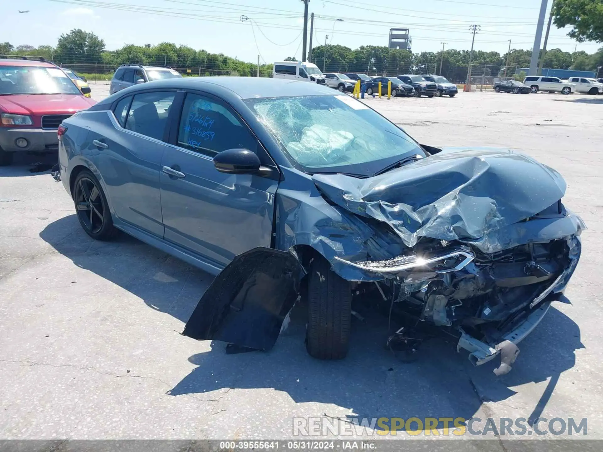 1 Photograph of a damaged car 3N1AB8DV1RY275448 NISSAN SENTRA 2024