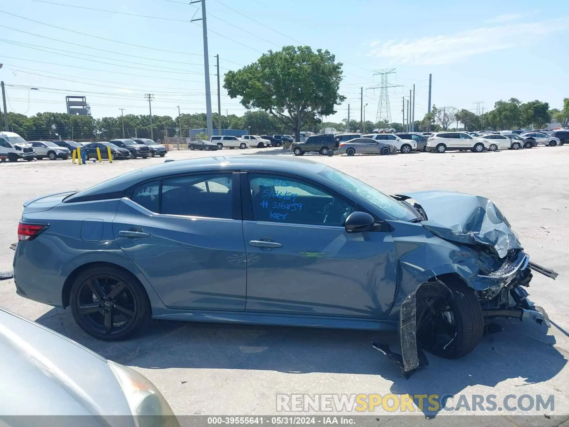 13 Photograph of a damaged car 3N1AB8DV1RY275448 NISSAN SENTRA 2024