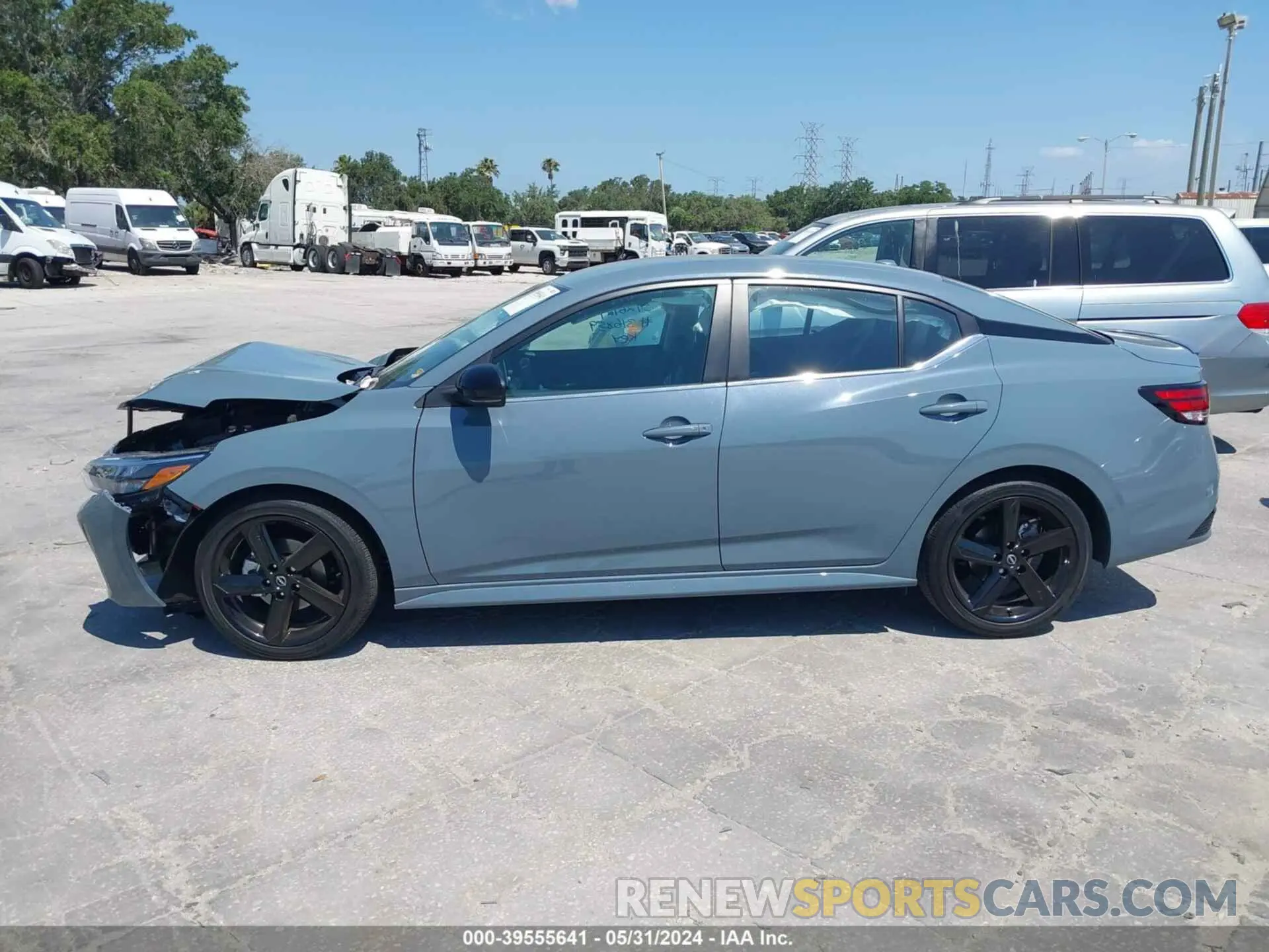 14 Photograph of a damaged car 3N1AB8DV1RY275448 NISSAN SENTRA 2024