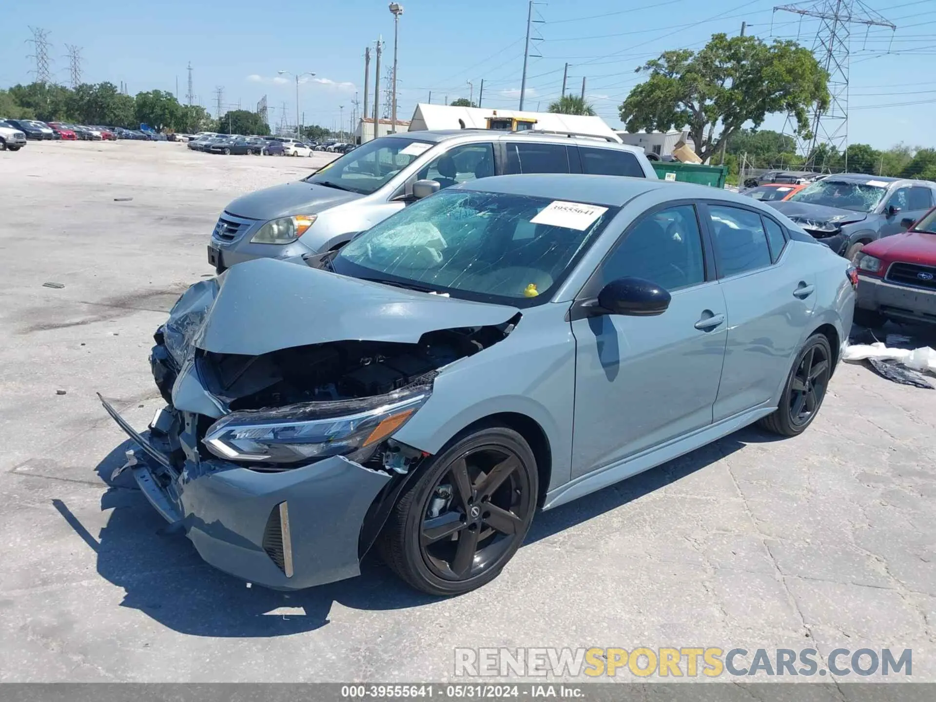 2 Photograph of a damaged car 3N1AB8DV1RY275448 NISSAN SENTRA 2024
