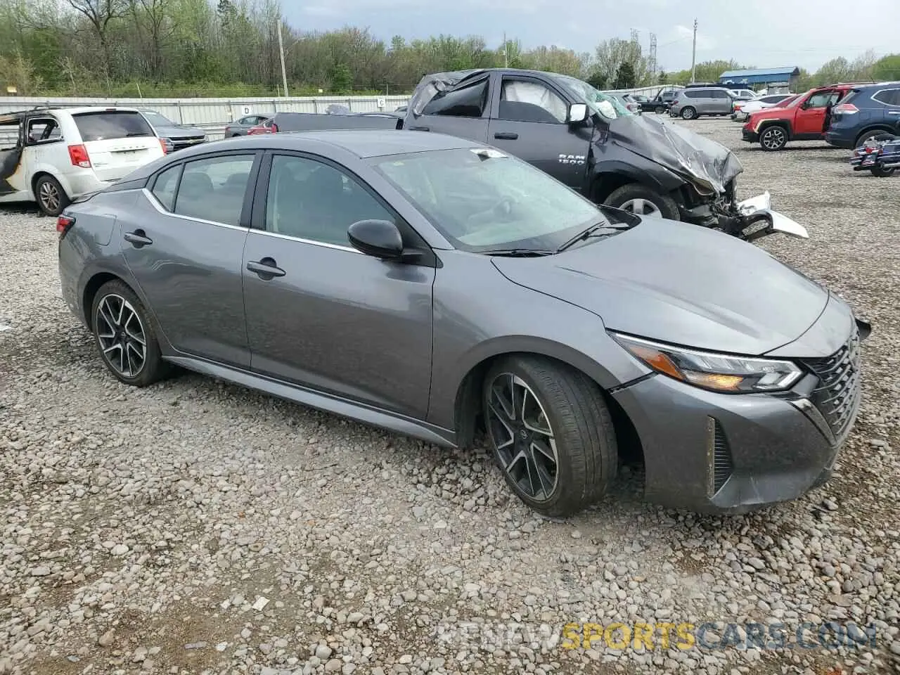 4 Photograph of a damaged car 3N1AB8DV3RY278111 NISSAN SENTRA 2024